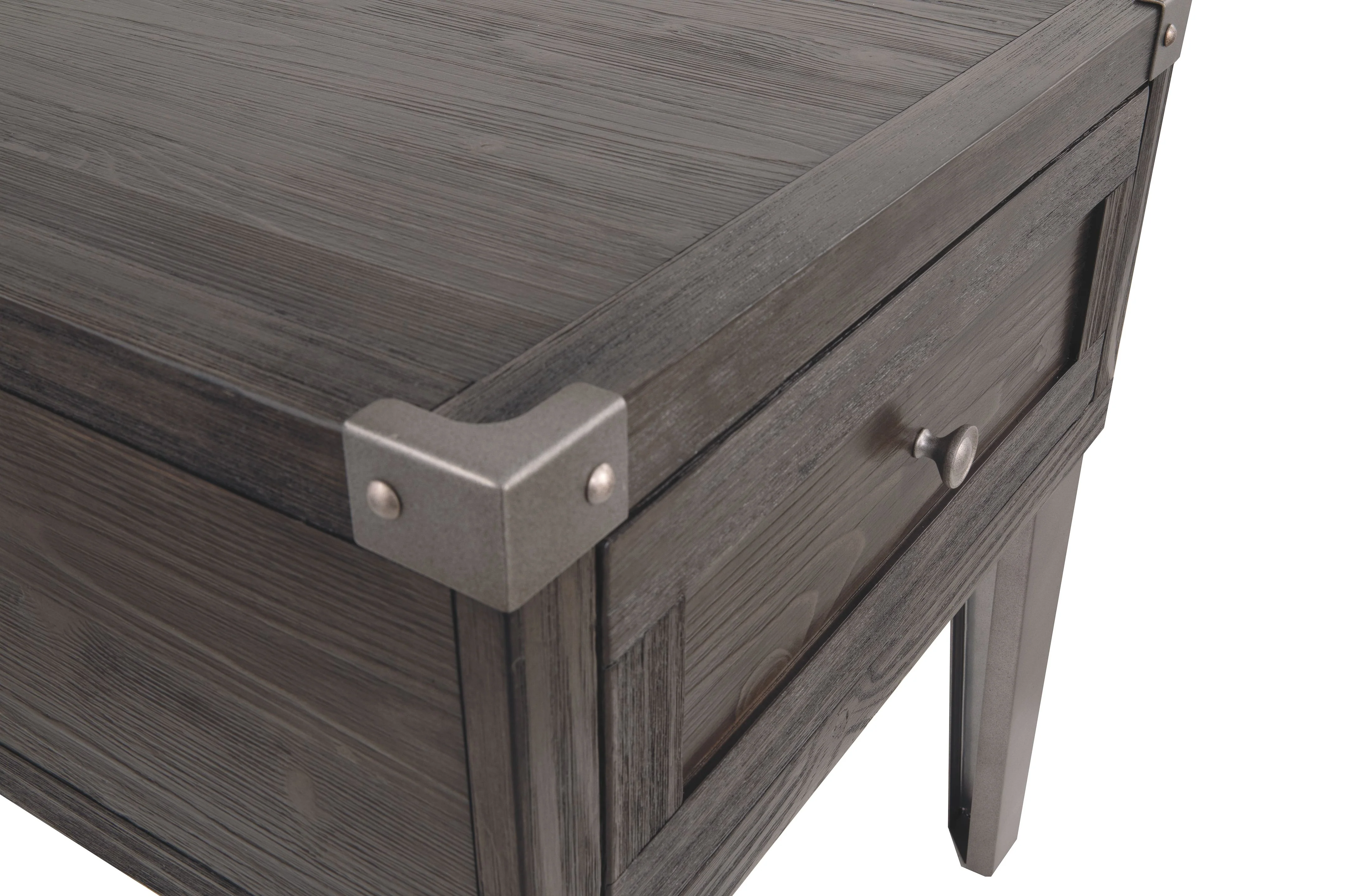 Todoe - Rectangular End Table - Dark Gray - Image 6