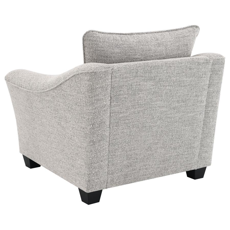 Tomkins - Boucle Upholstered Chair - Light Gray - Image 6