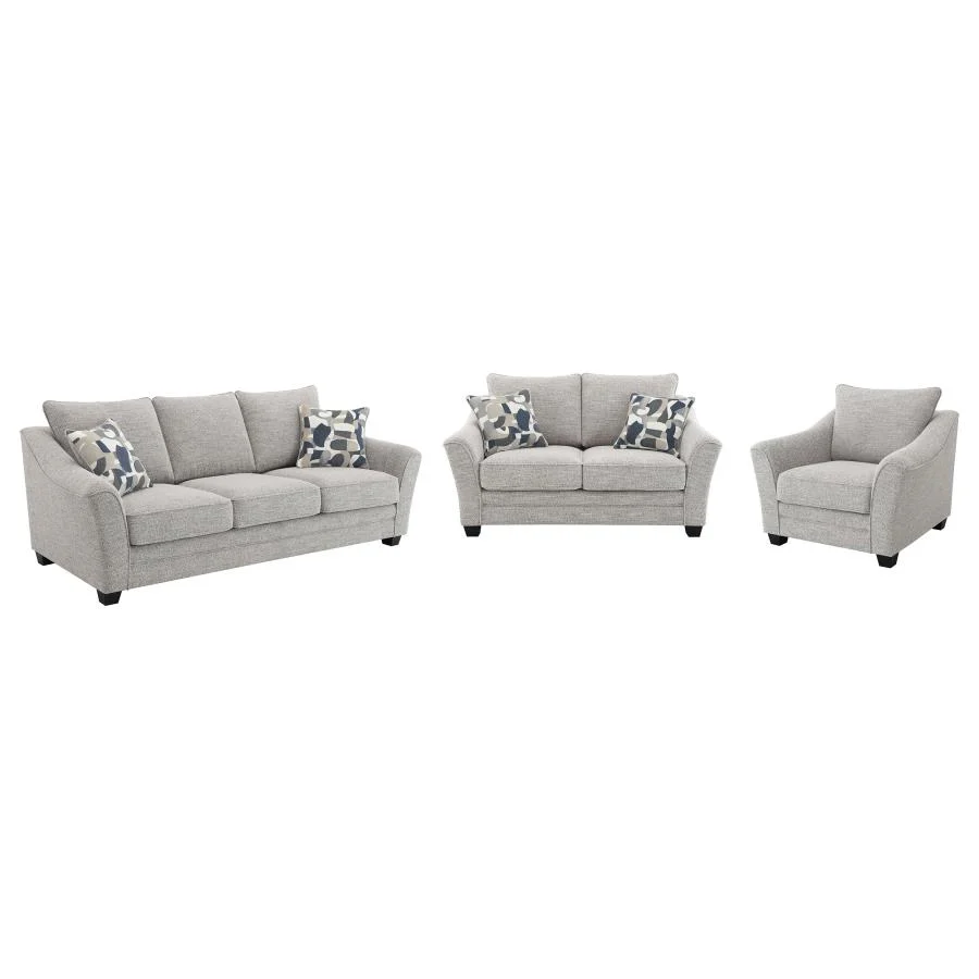 Tomkins - Boucle Upholstered Sofa Set - Image 3