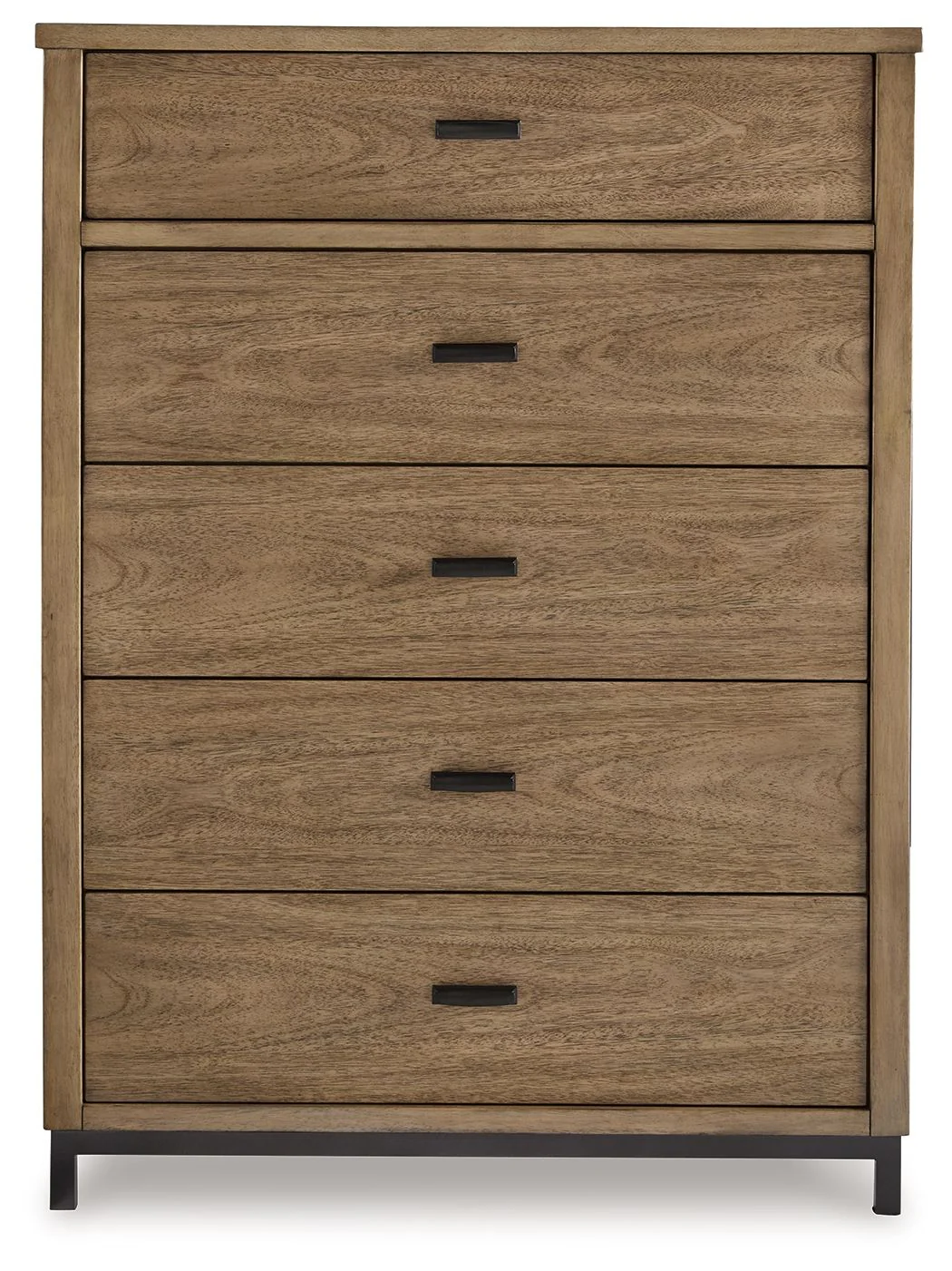 Tomtyn - Five Drawer Chest - Light Brown - Image 7