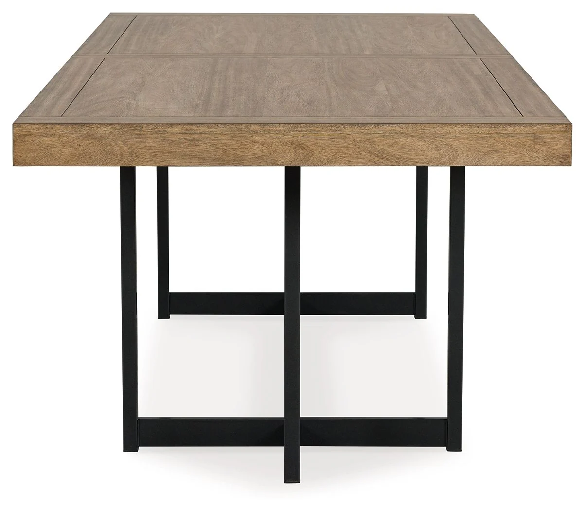 Tomtyn - Rectangular Dining Room Extension Table - Light Brown - Image 2