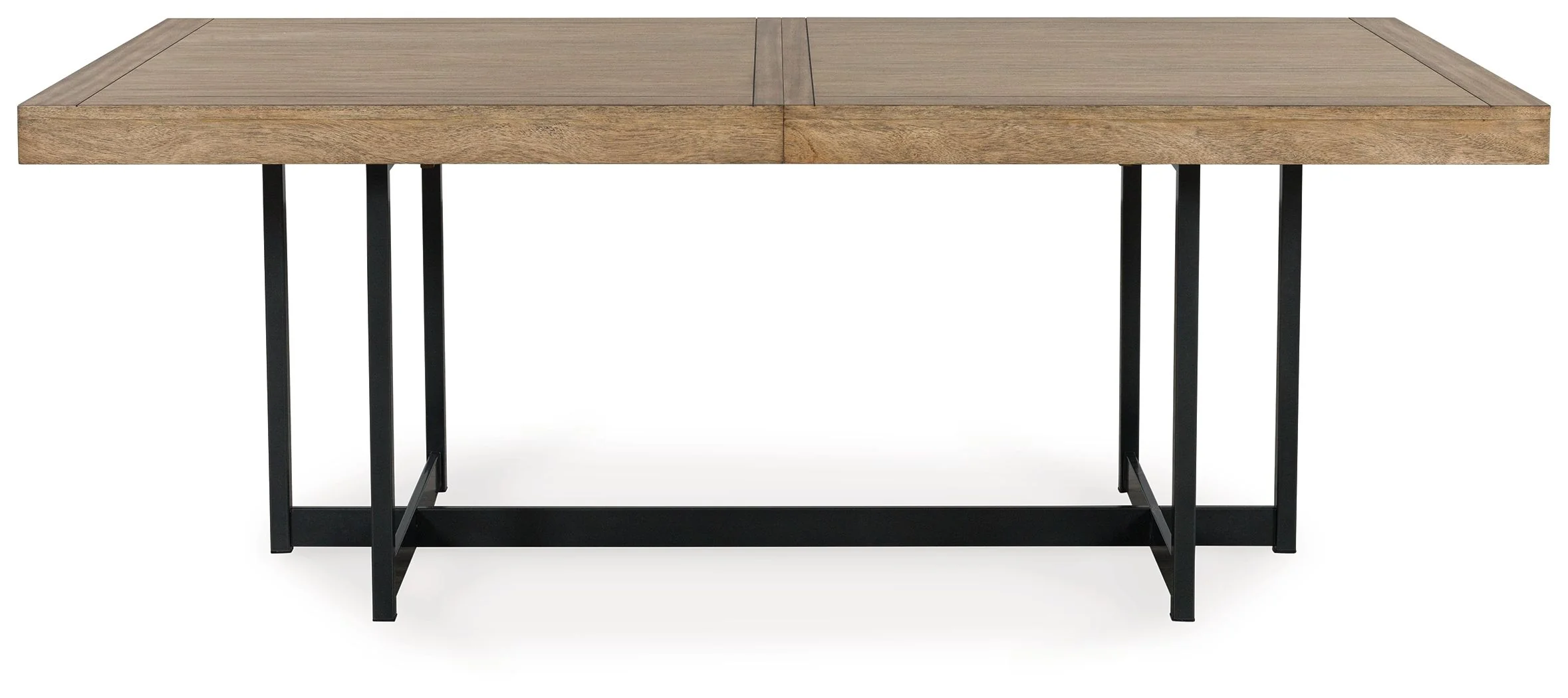 Tomtyn - Rectangular Dining Room Extension Table - Light Brown - Image 3