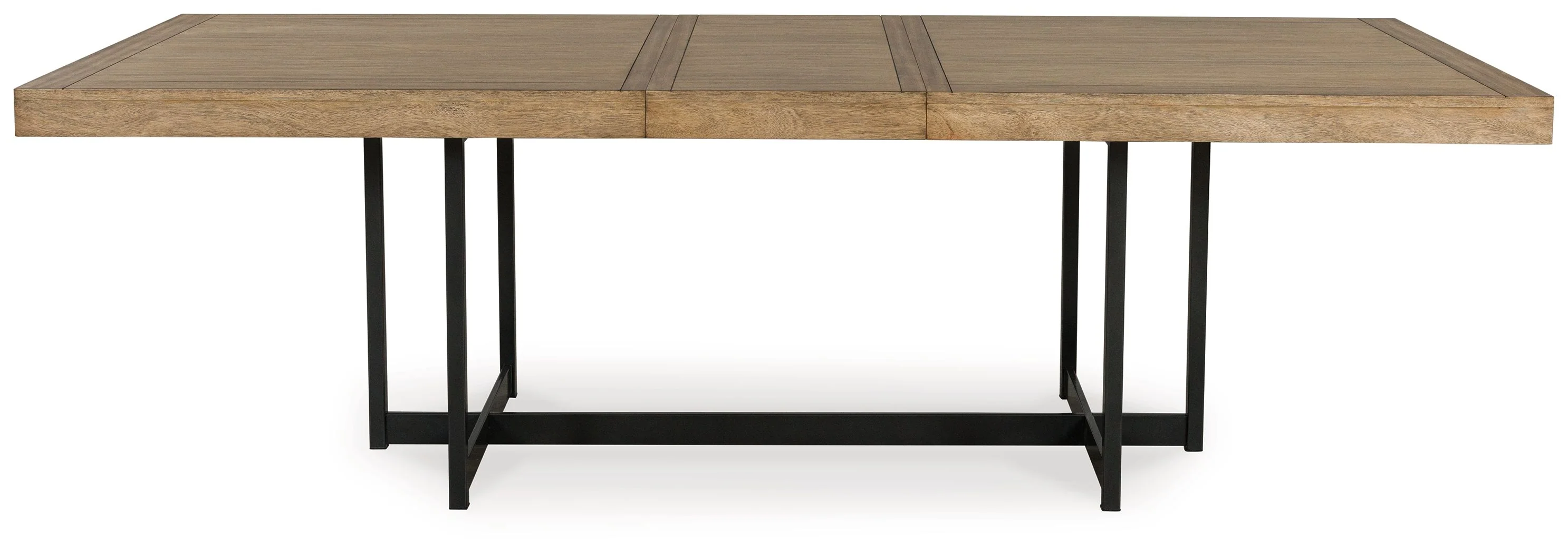 Tomtyn - Rectangular Dining Room Extension Table - Light Brown - Image 7