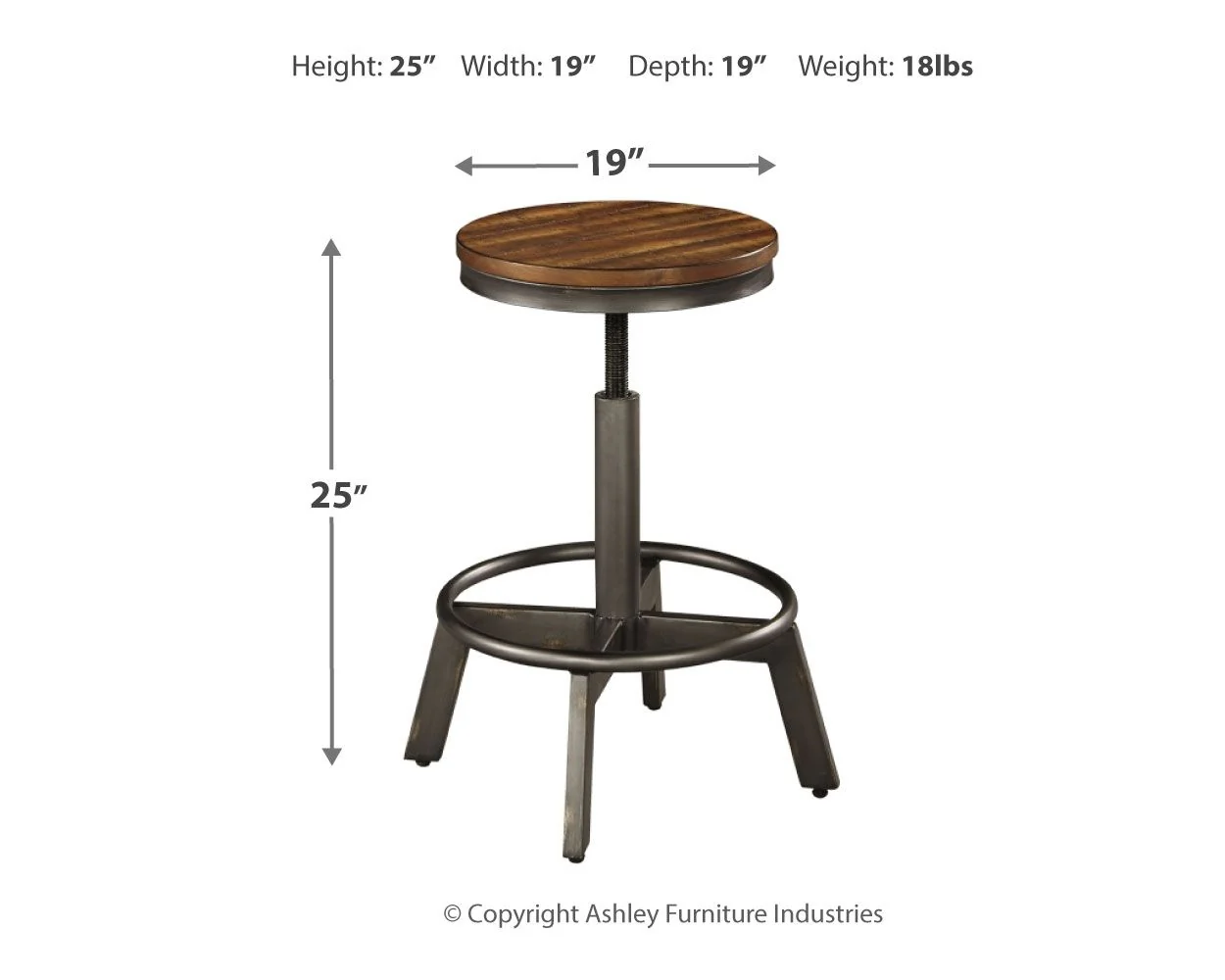 Torjin - Swivel Stool (Set of 2) - Image 2