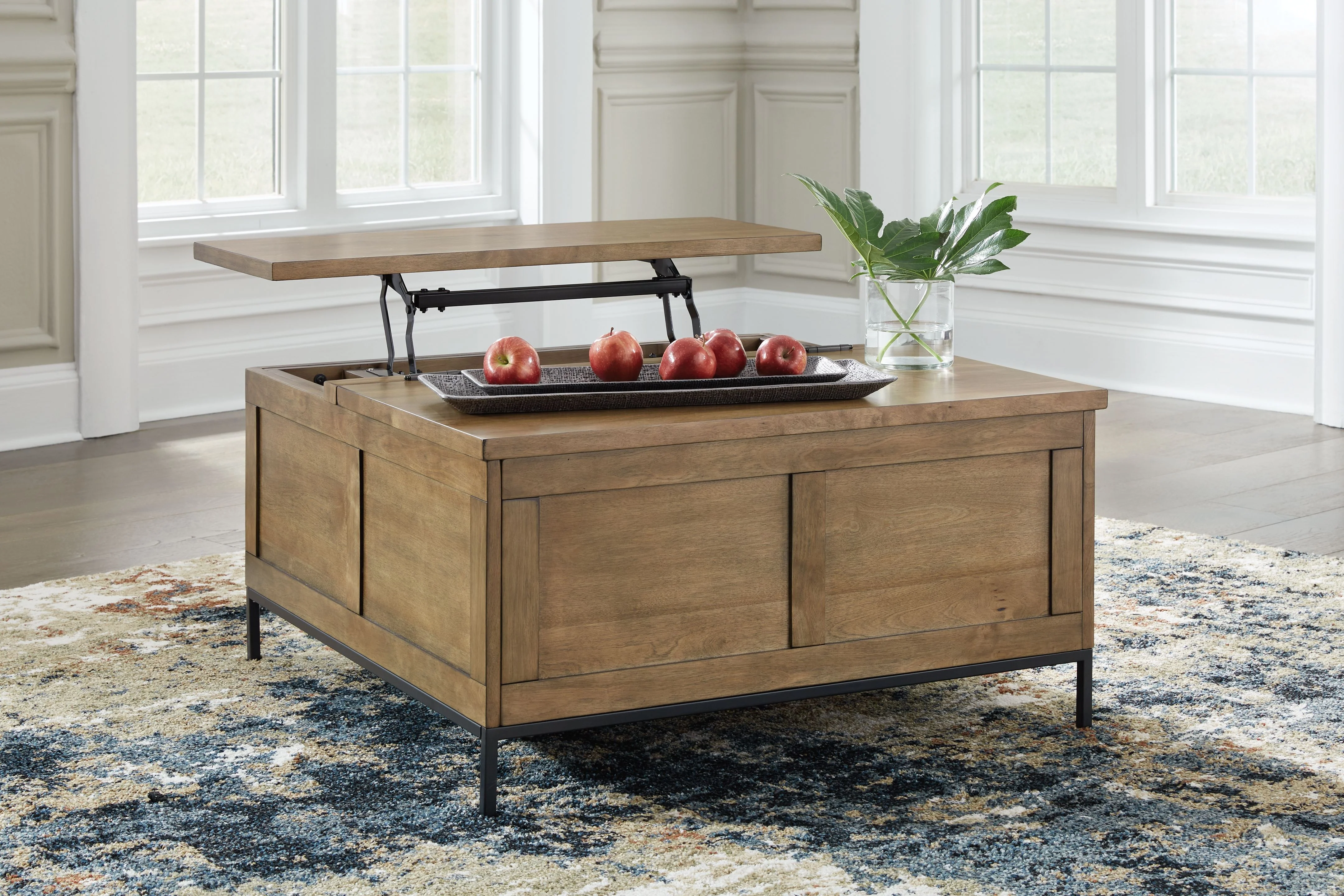 Torlanta - Lift Top Cocktail Table - Brown - Image 8