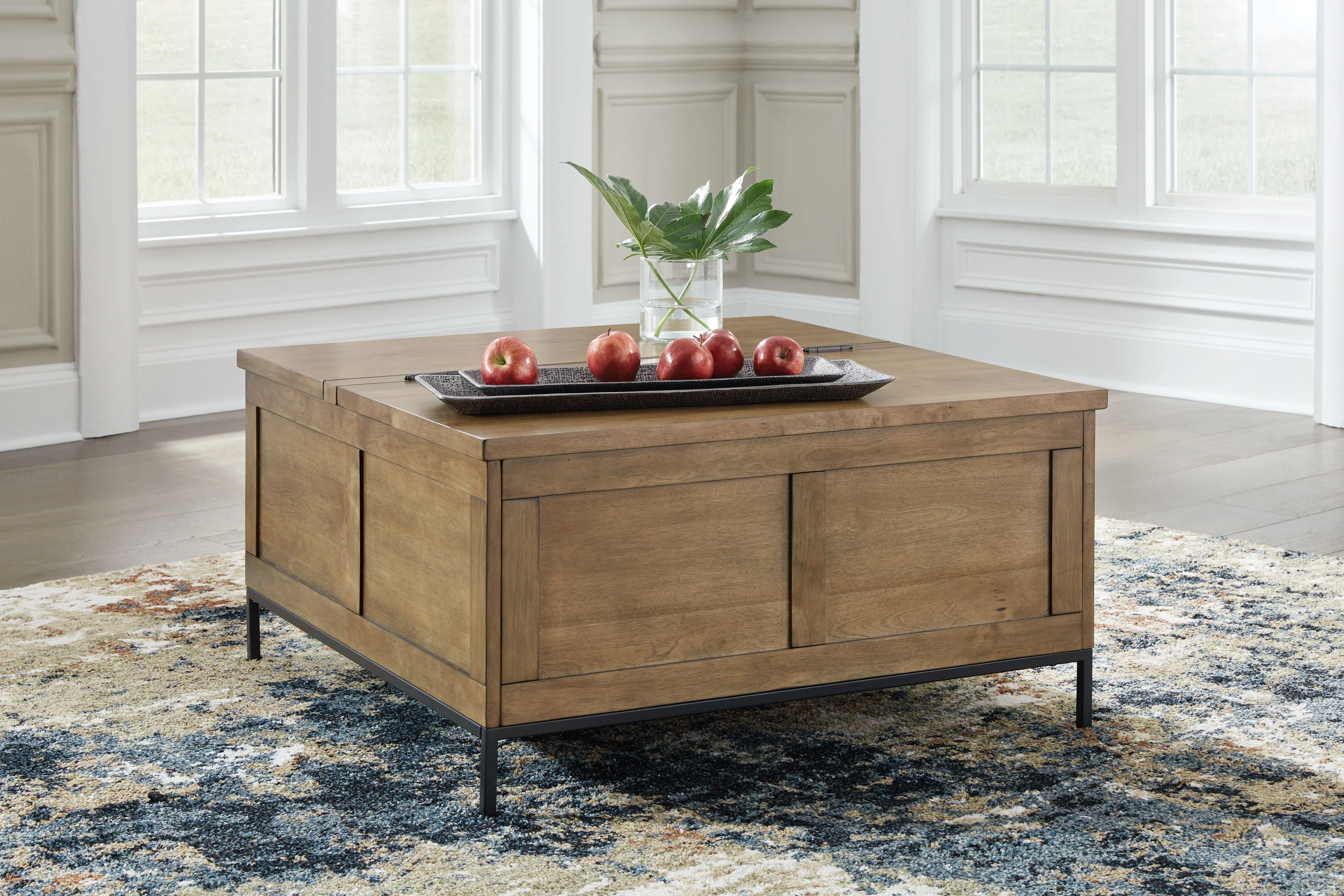 Torlanta - Lift Top Cocktail Table - Brown - Image 9
