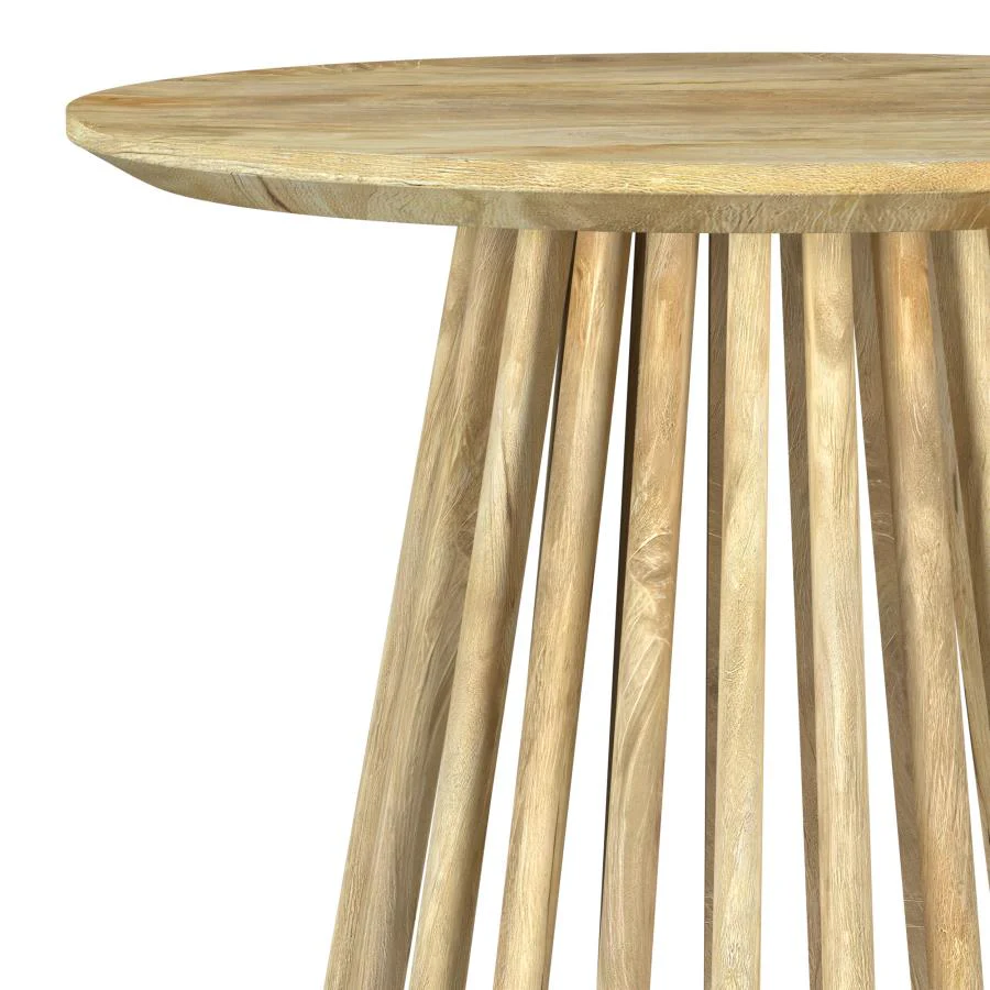 Touhy - Round Solid Wood Table - Image 10