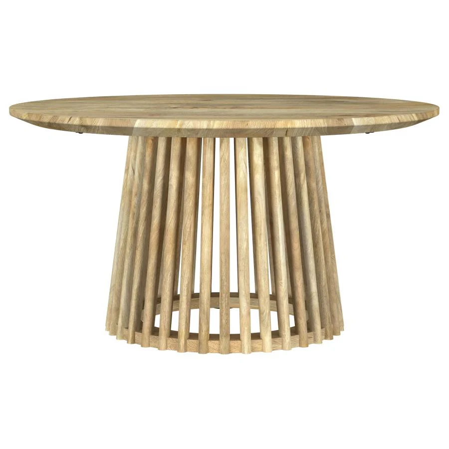 Touhy - Round Solid Wood Table - Image 5