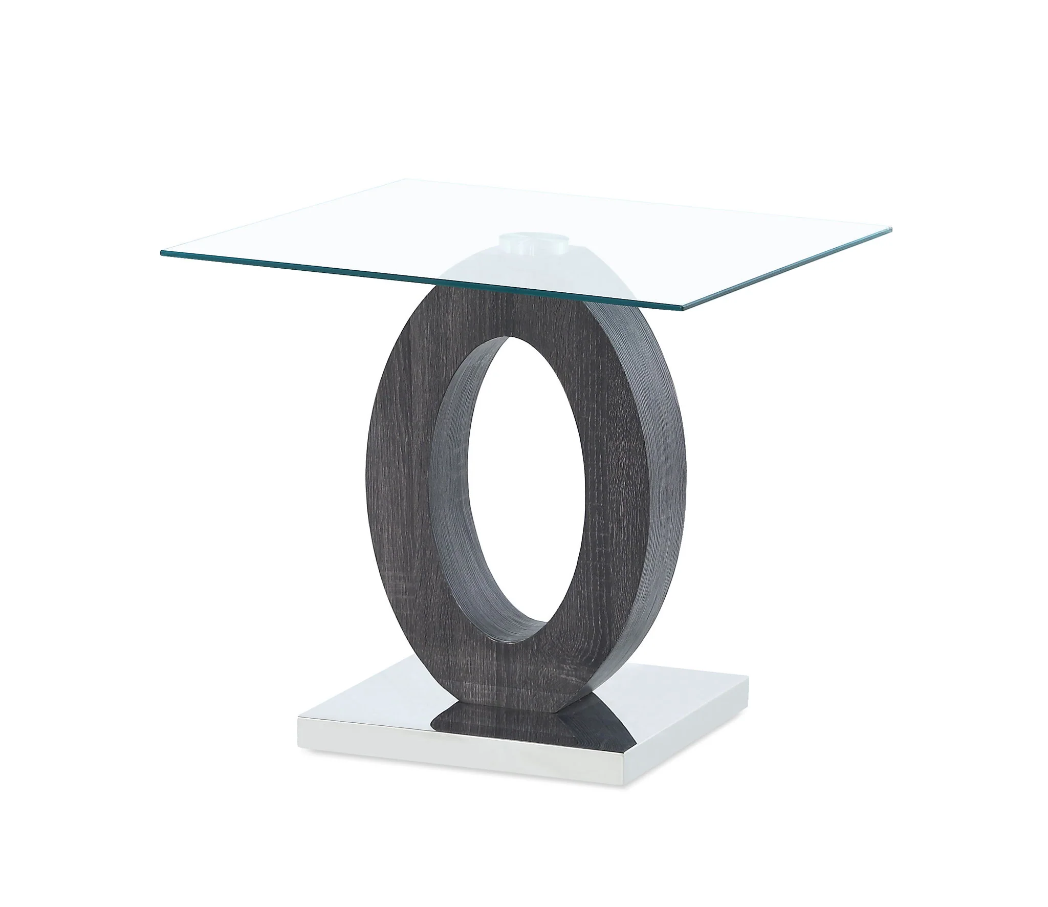 Tracker - End Table - Brown White - Image 5