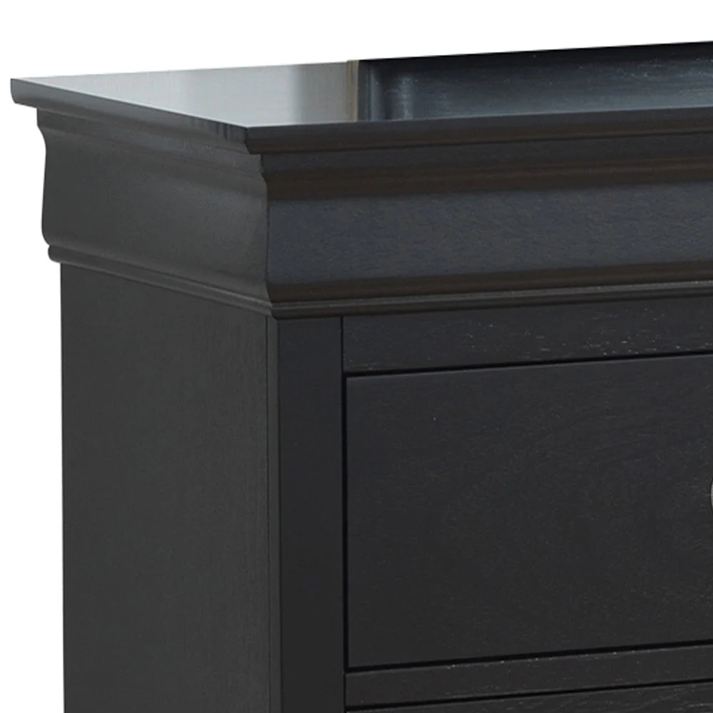 Traditional Elegant Dresser - Black - Image 2