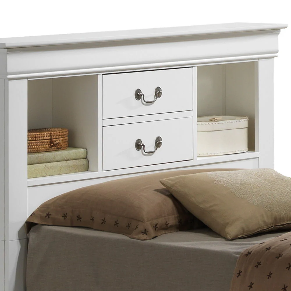 Traditional Style Bookcase Storage Bed - Image 31