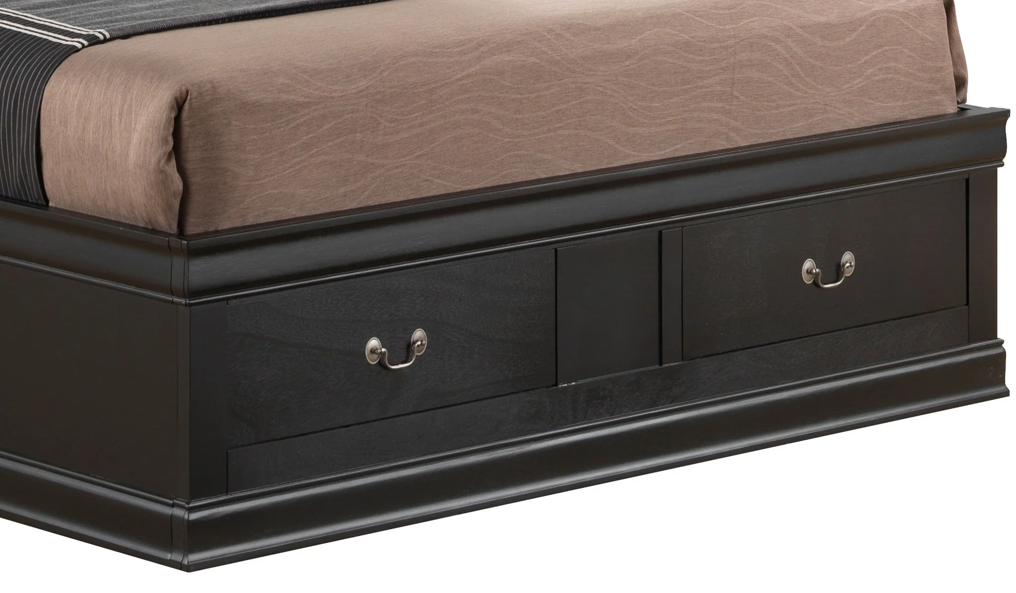 Traditional Style Bookcase Storage Bed - Image 33
