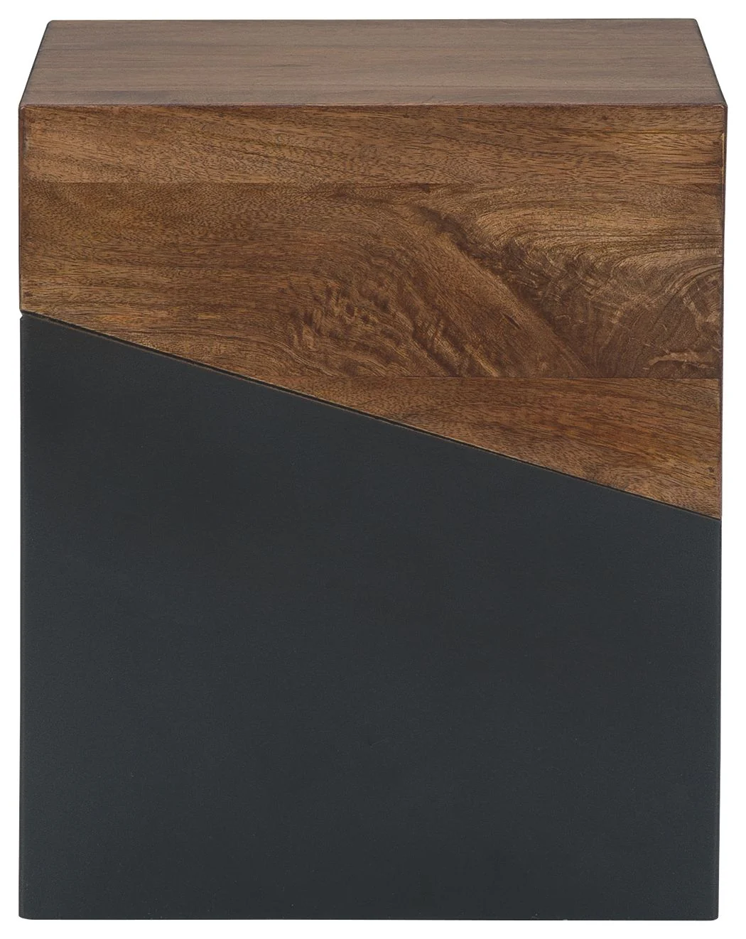 Trailbend - Accent Table - Brown / Gunmetal - Image 8
