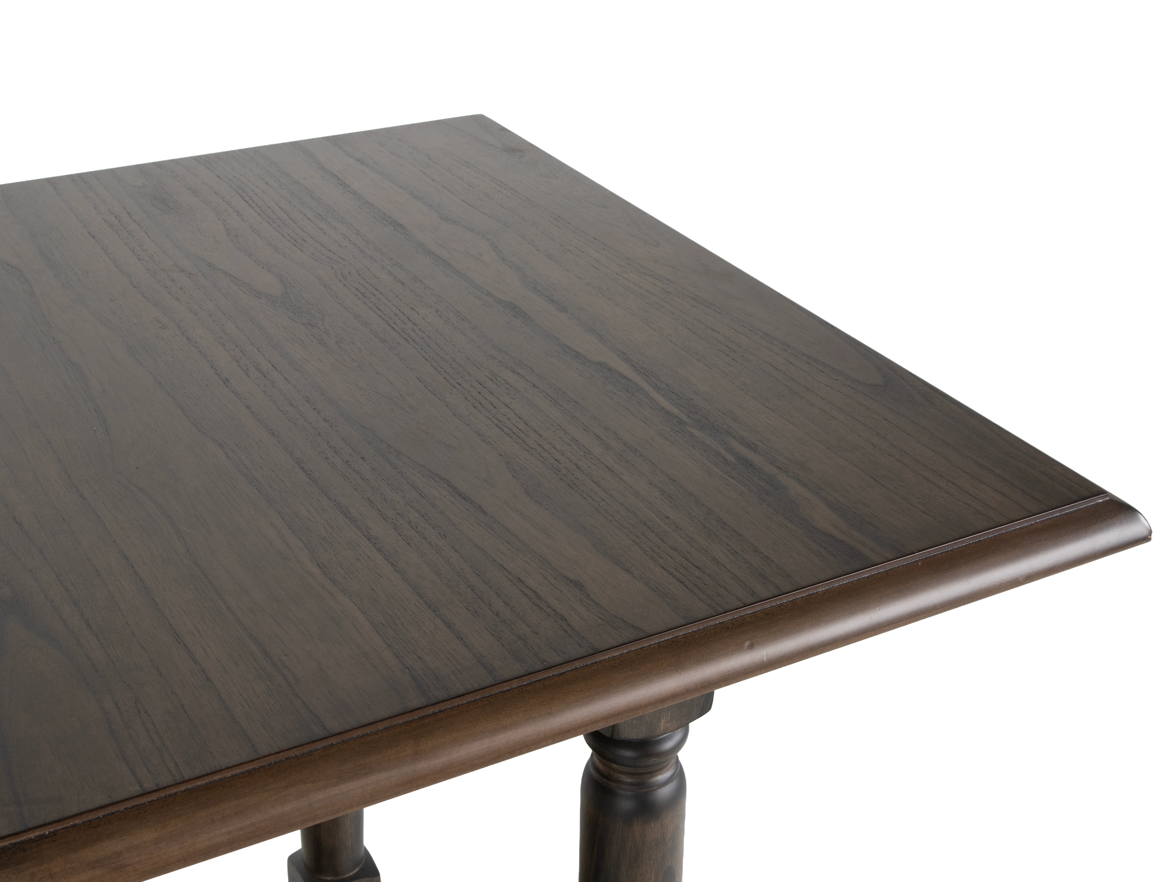 Transitional Dark Brown & Gray 7-Piece Counter Height Dining Set with Storage Shelf - Image 5