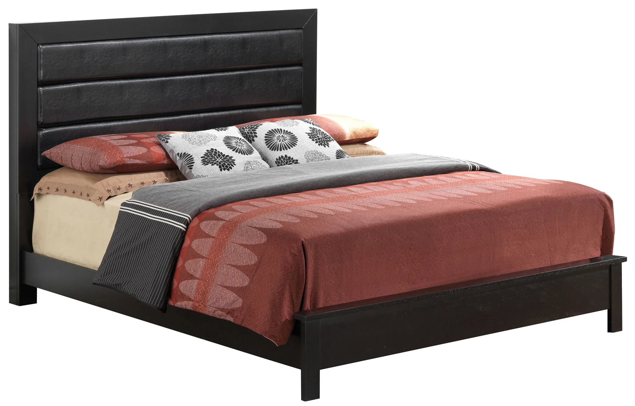 Transitional Modern Design Bed - Image 8