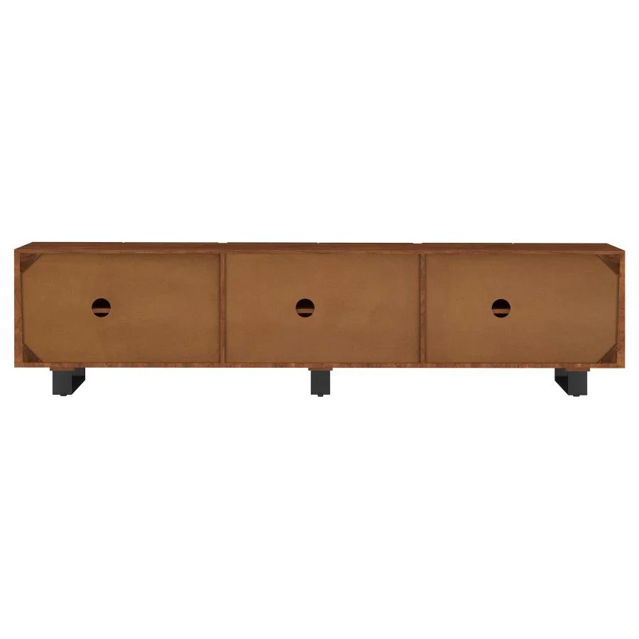 Trask - Wood TV Stand Media Console - Mango Brown - Image 8