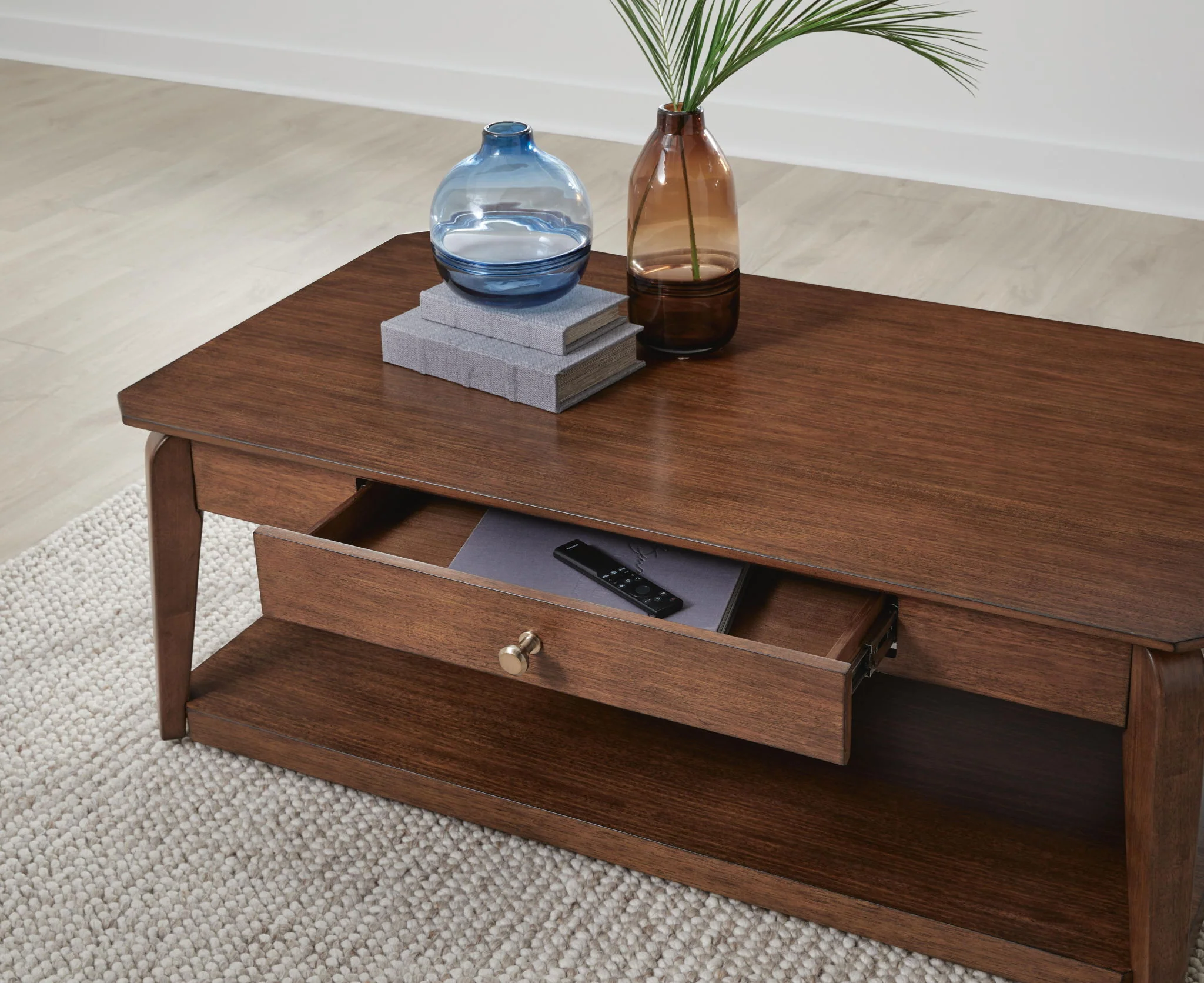 Trenmour - Rectangular Cocktail Table - Medium Brown - Image 9