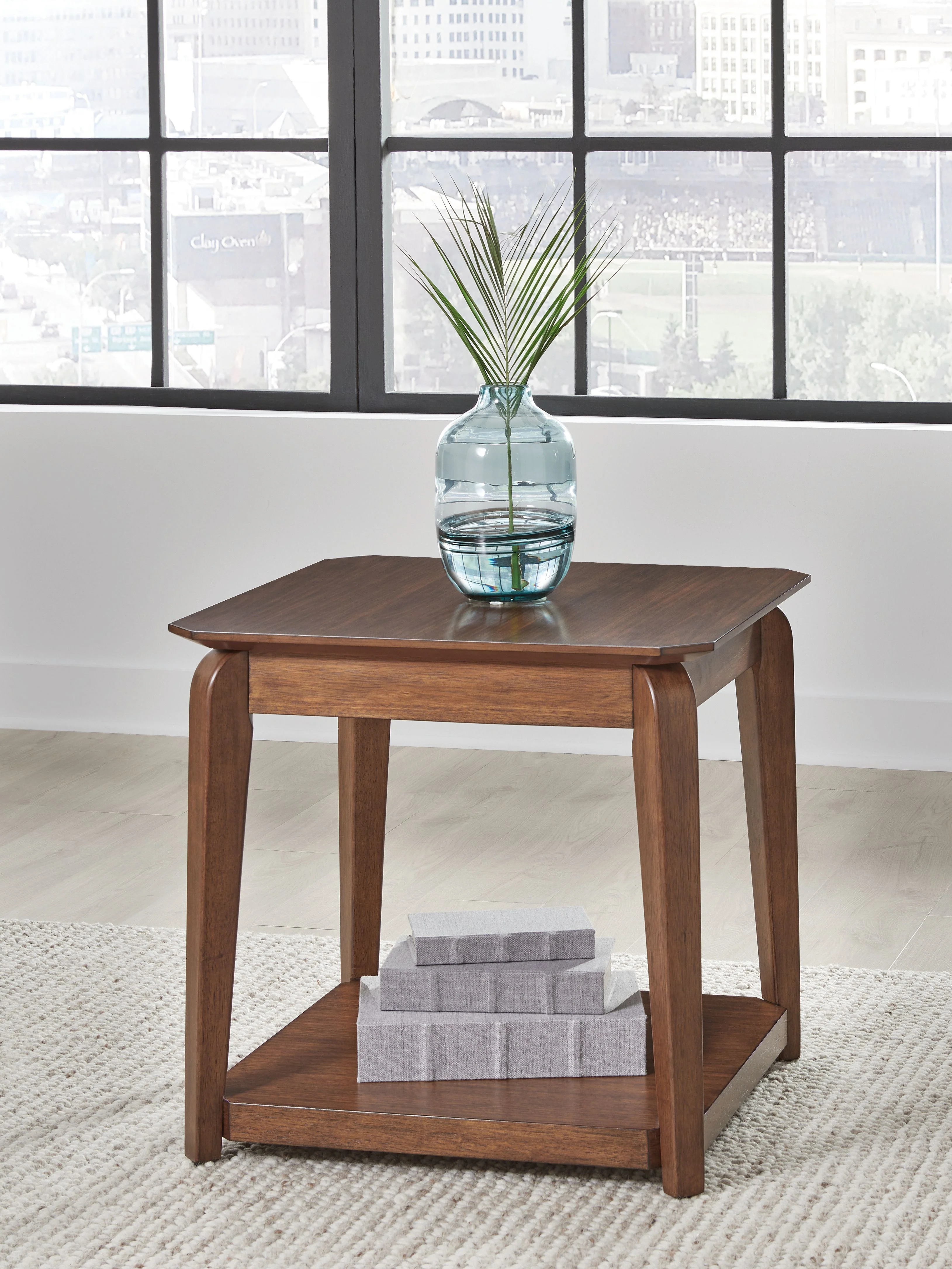 Trenmour - Square End Table - Medium Brown - Image 7