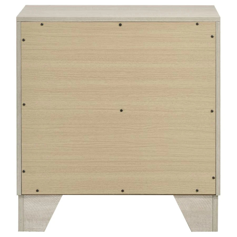 Trenton - 2-Drawer Nightstand Bedside Table - Rustic Cream - Image 7