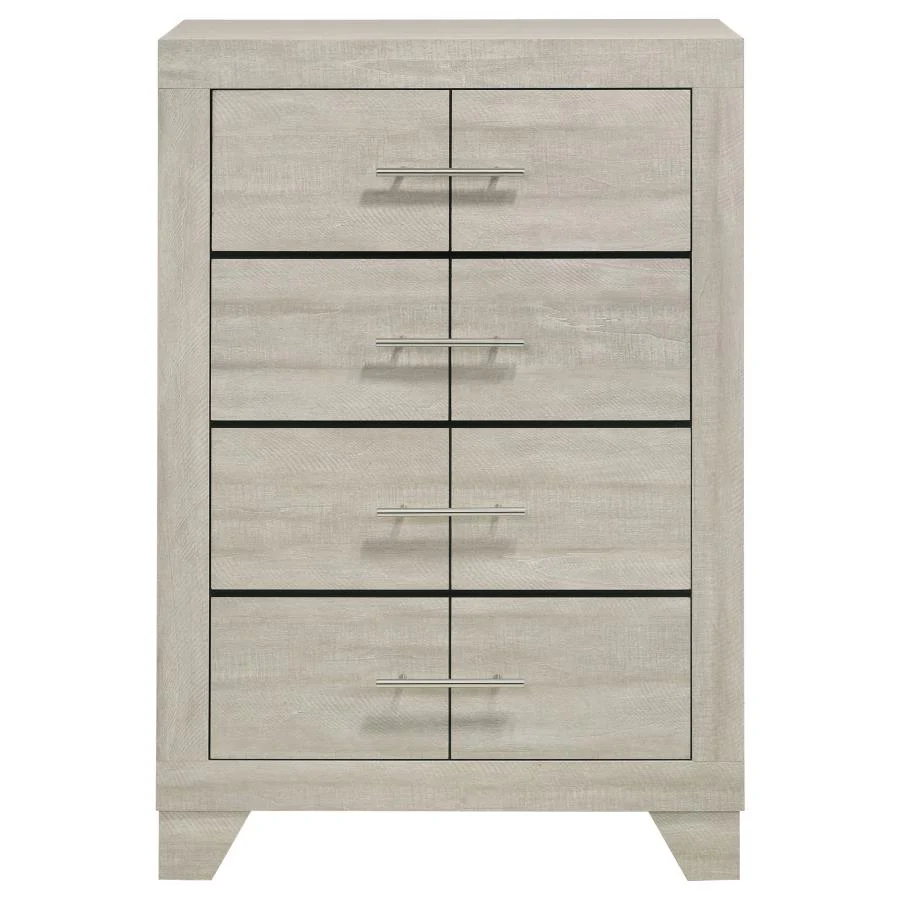 Trenton - 4-Drawer Bedroom Chest Of Drawers - Rustic Cream - Image 3