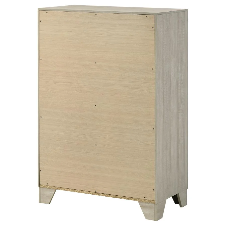 Trenton - 4-Drawer Bedroom Chest Of Drawers - Rustic Cream - Image 8