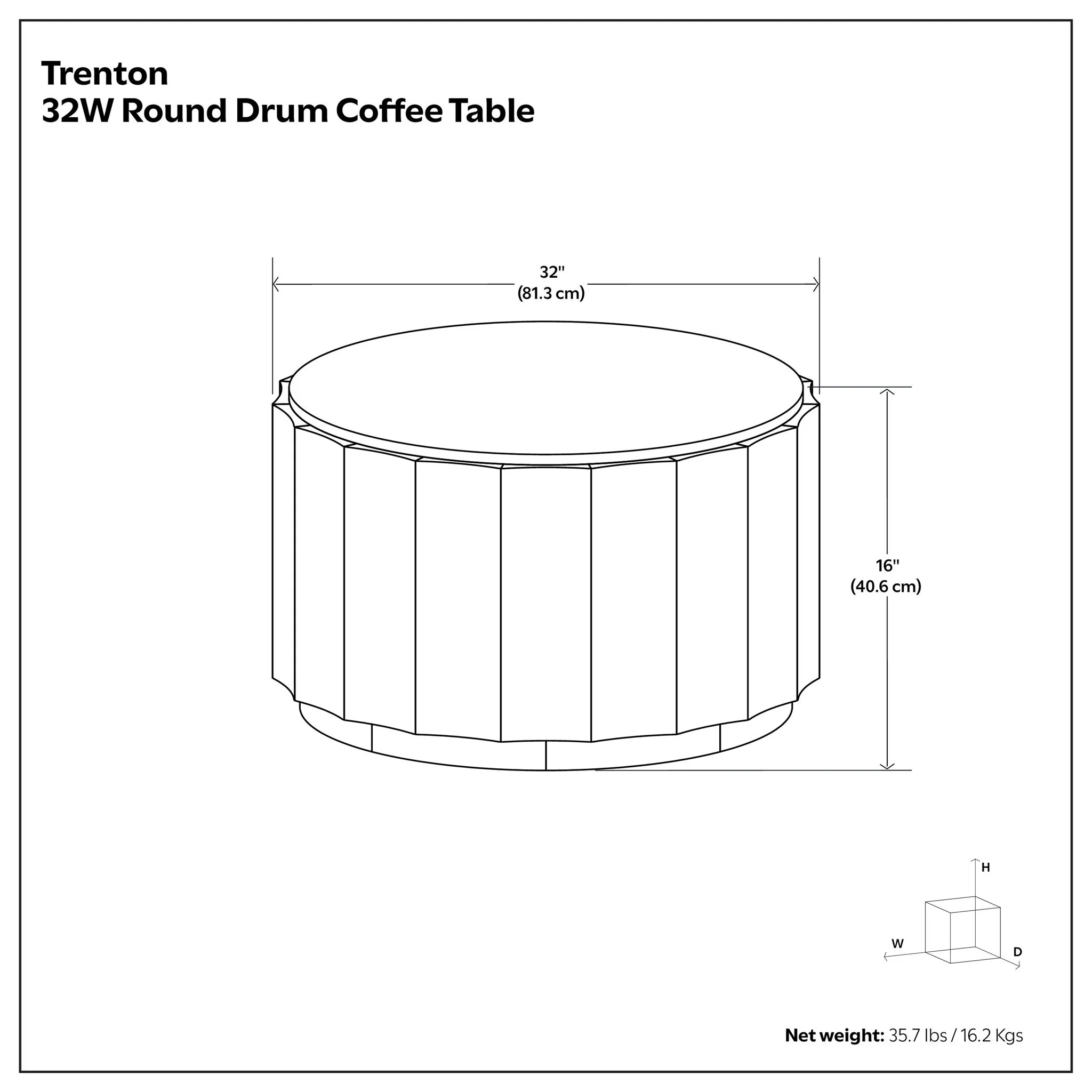 Trenton - Coffee Table - Walnut Brown - Image 6
