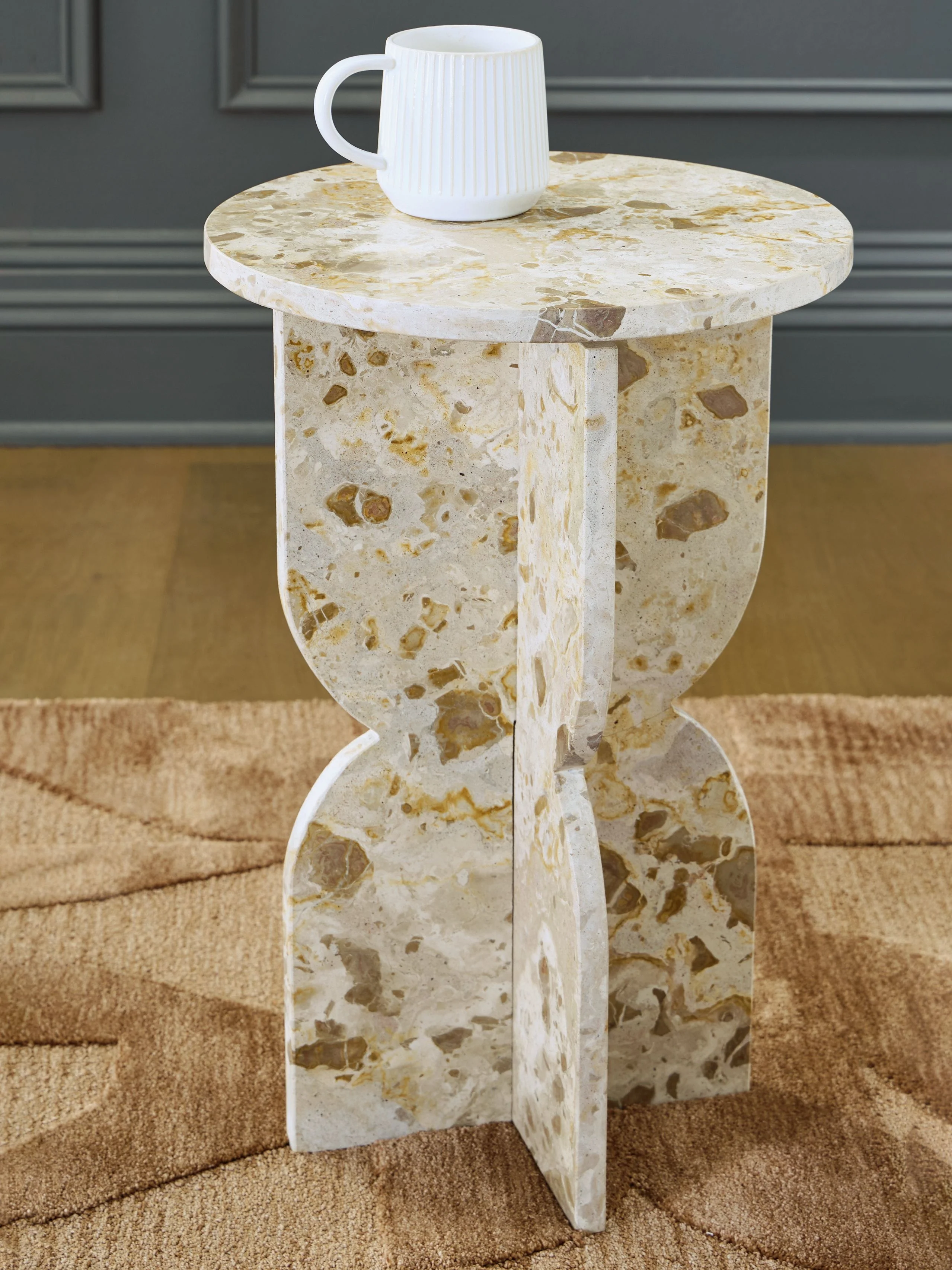 Treygan - Accent Table - Beige - Image 4