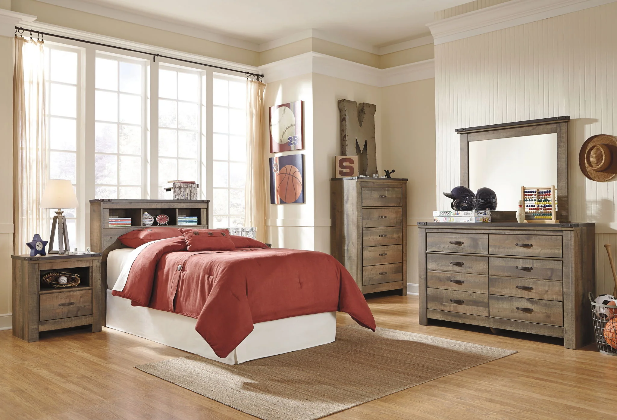 Trinell - Youth Bookcase Headboard - Image 2