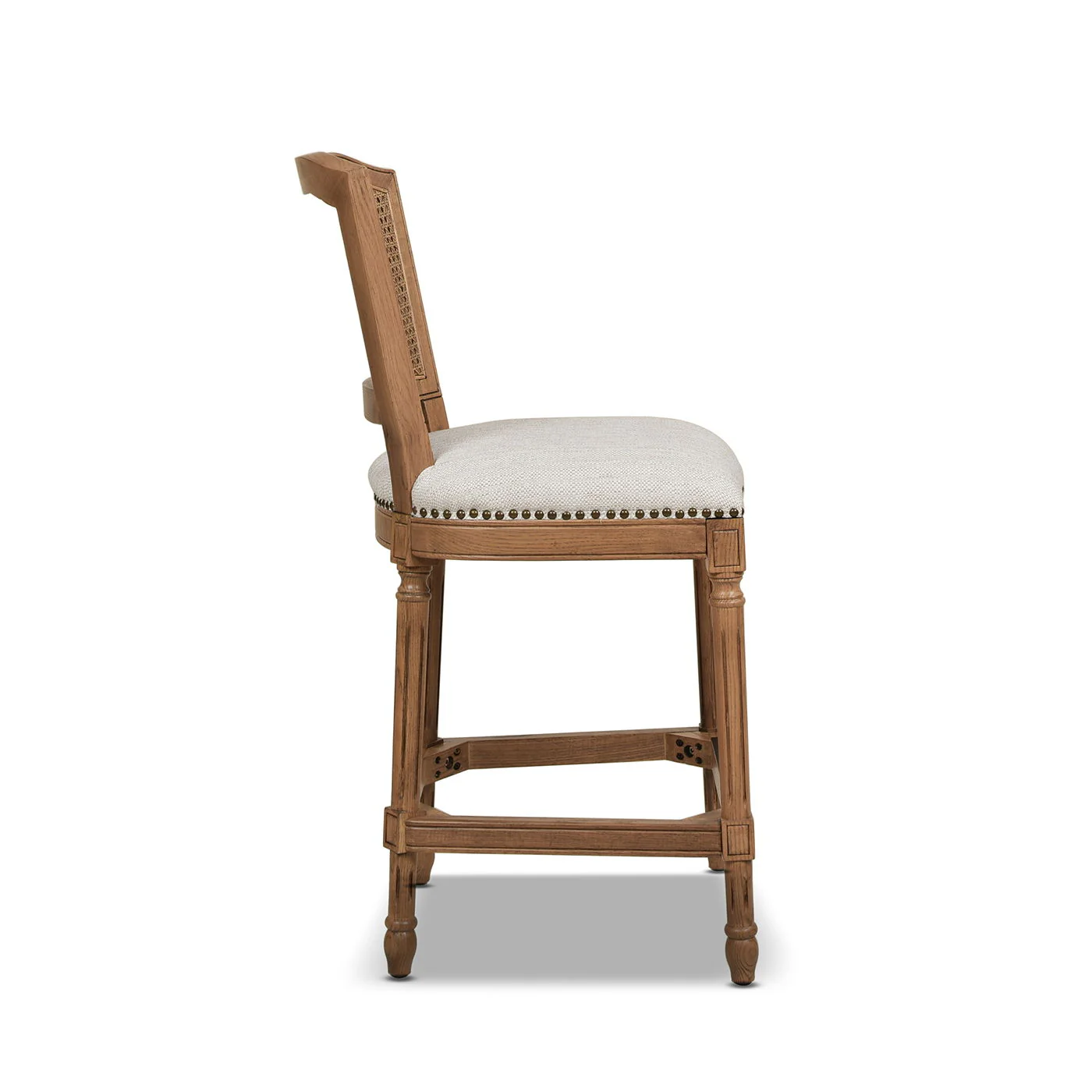 Triomphe - Rattan Wicker High Back Armless Counter Bar Stool - Image 20