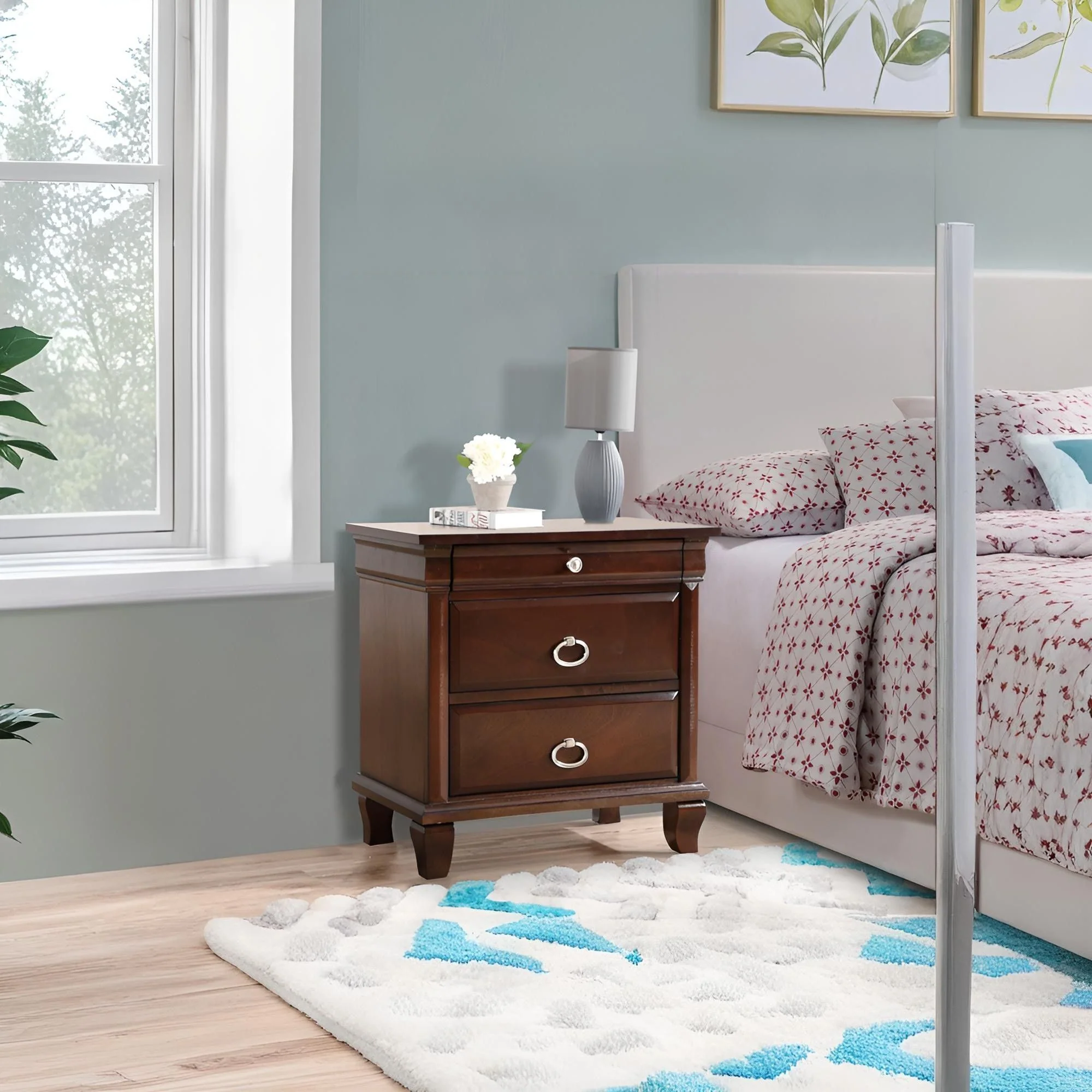 Triton - Nightstand - Cappuccino - Image 6