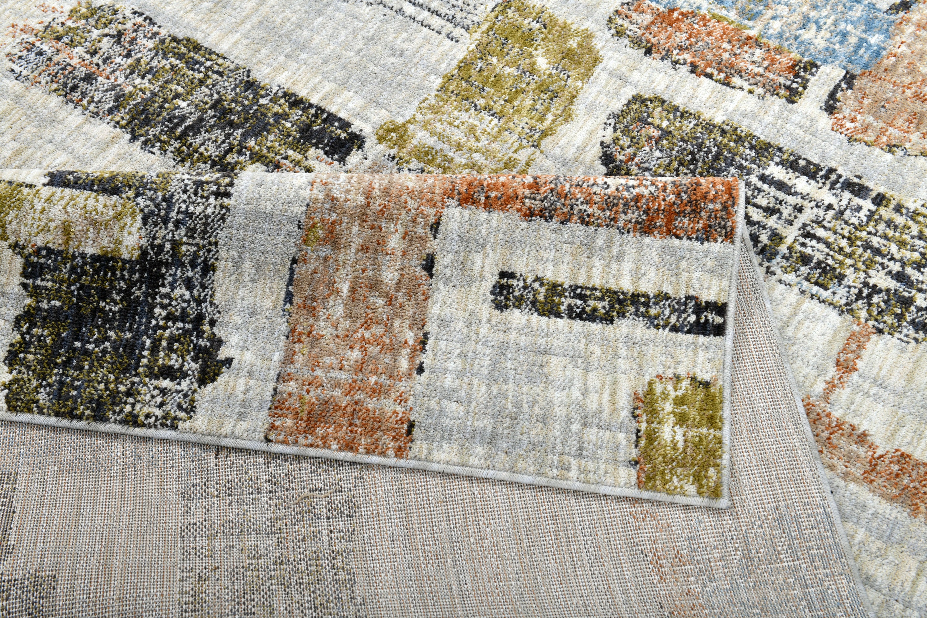 .Tulum Beige/Multi Rug - 6' 6" x 9' 0" - Image 3