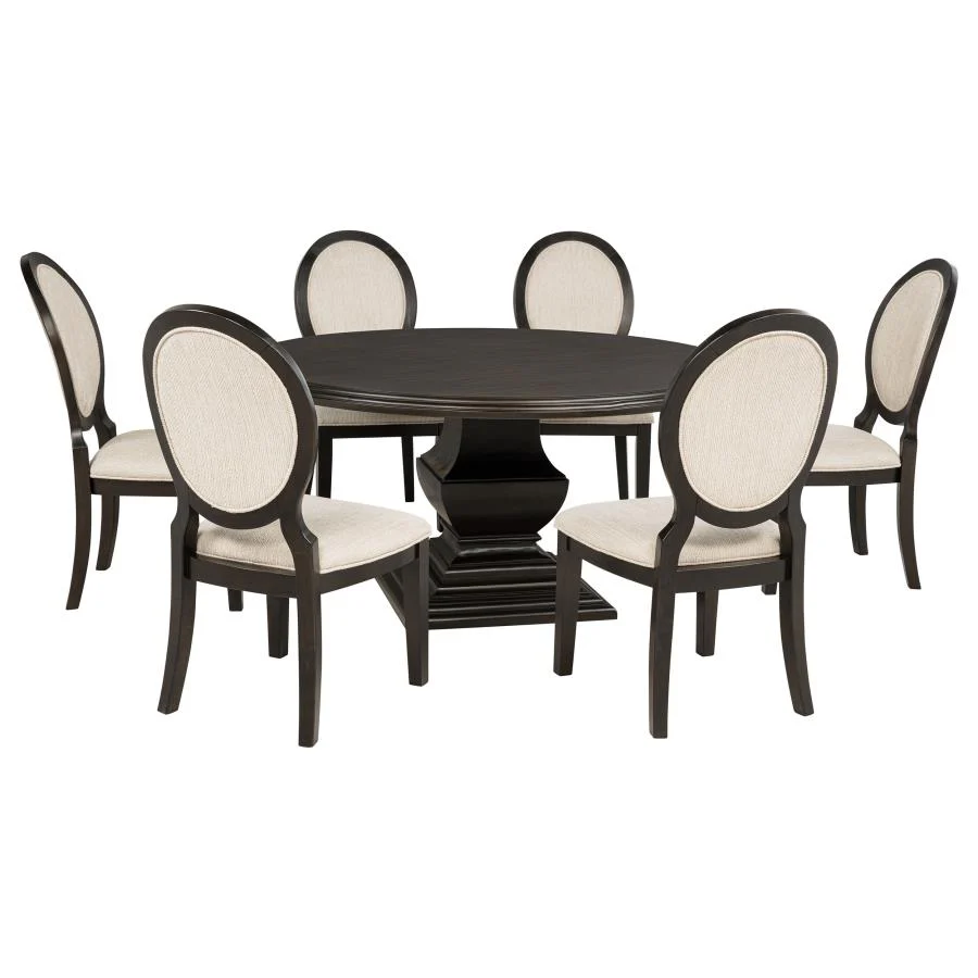 Twyla - Round Wood Dining Room Table Set - Image 3