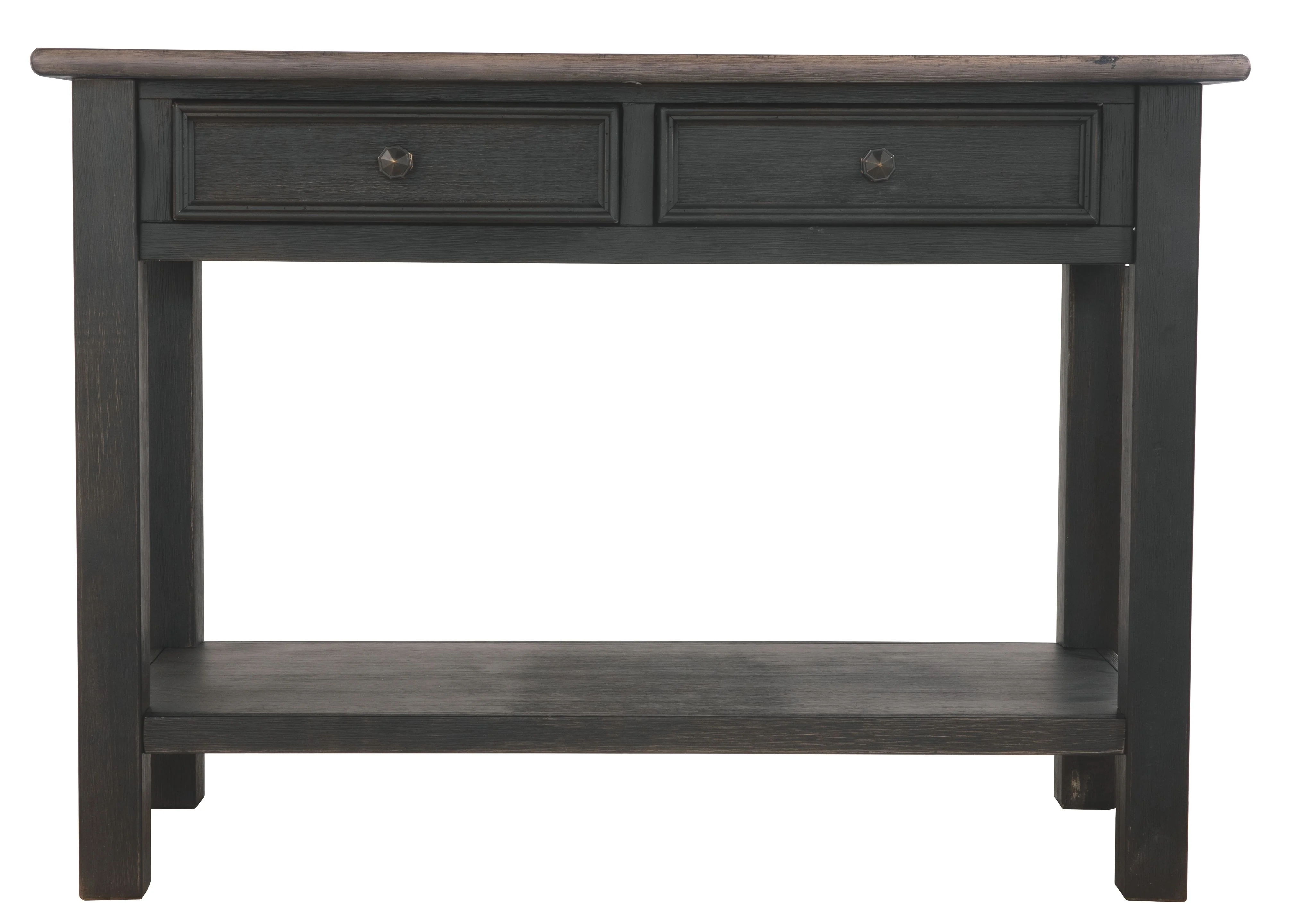 Tyler Creek - Sofa Table - Grayish Brown / Black - Image 7