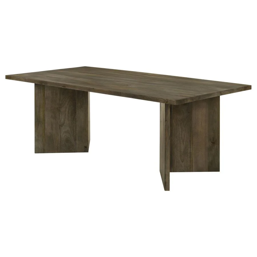 Tyler - Solid Wood Dining Table - Mango Brown - Image 4