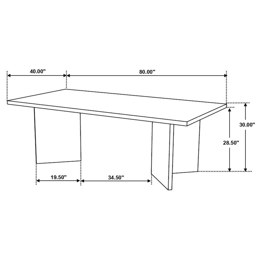 Tyler - Solid Wood Dining Table - Mango Brown - Image 8