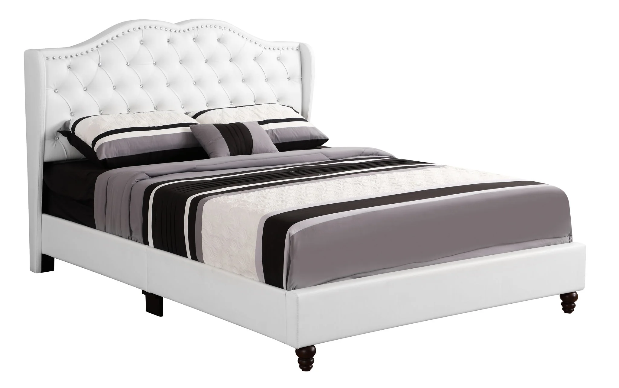 Upholstered Bed Transitional - Image 24