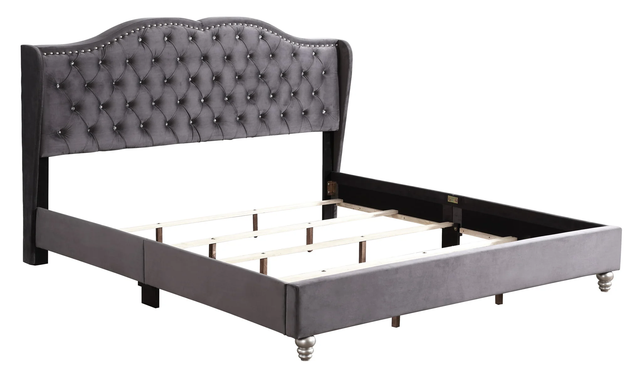 Upholstered Bed Transitional - Image 25