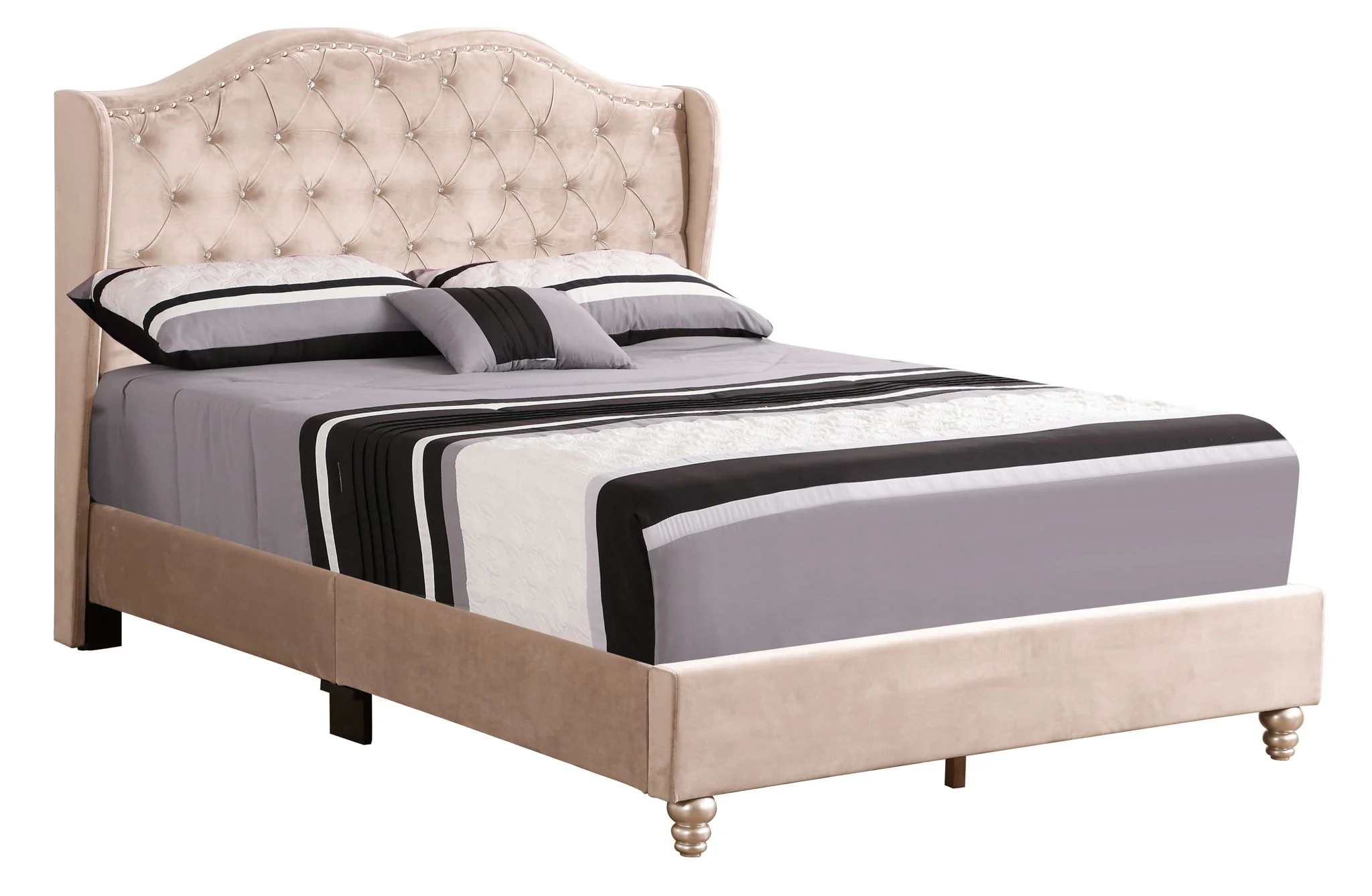Upholstered Bed Transitional - Image 28