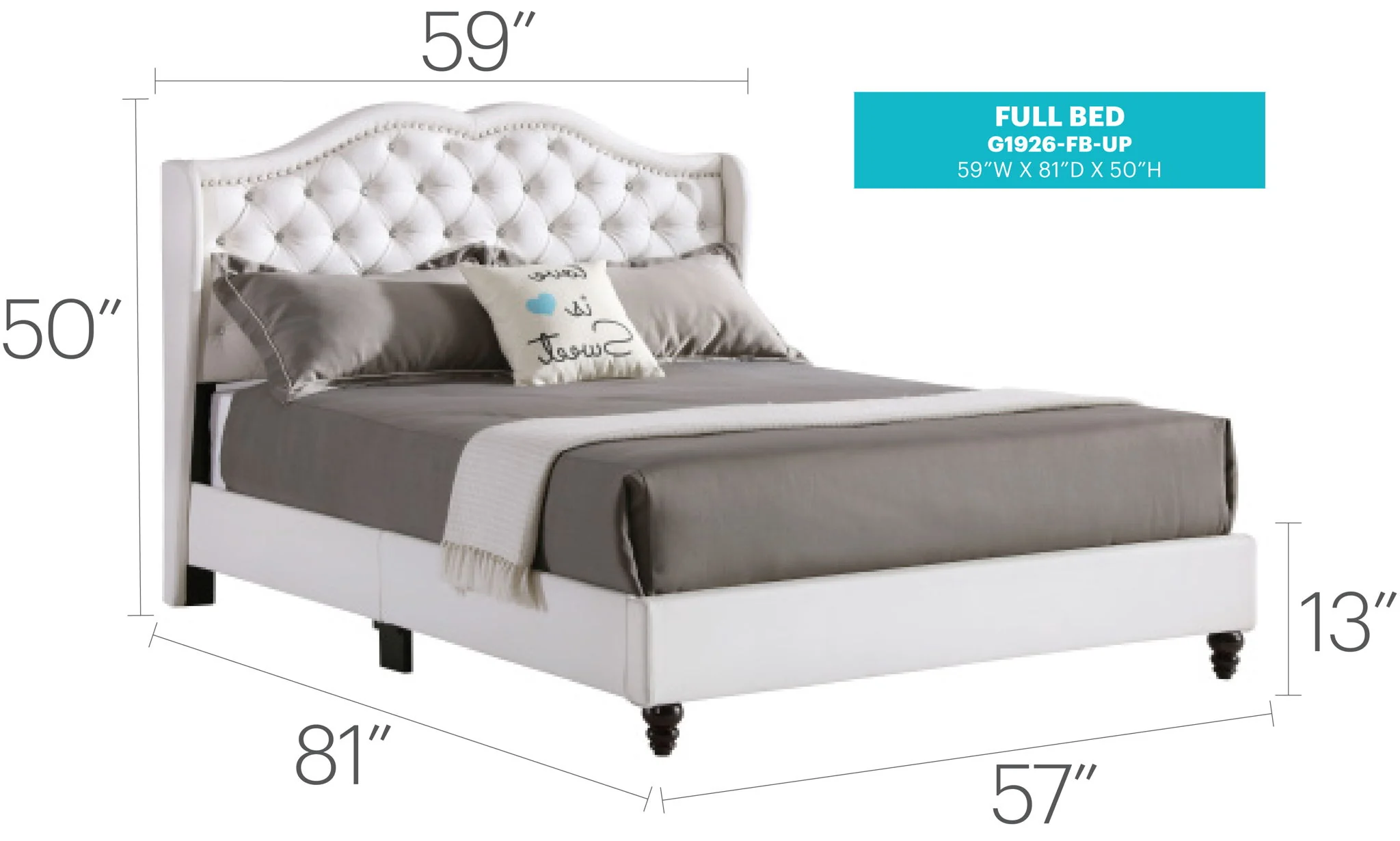 Upholstered Bed Transitional - Image 30