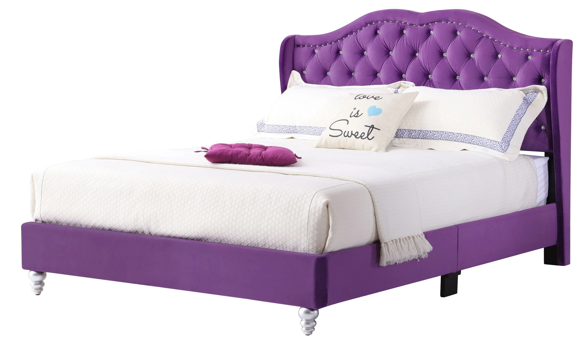 Upholstered Bed Transitional - Image 35