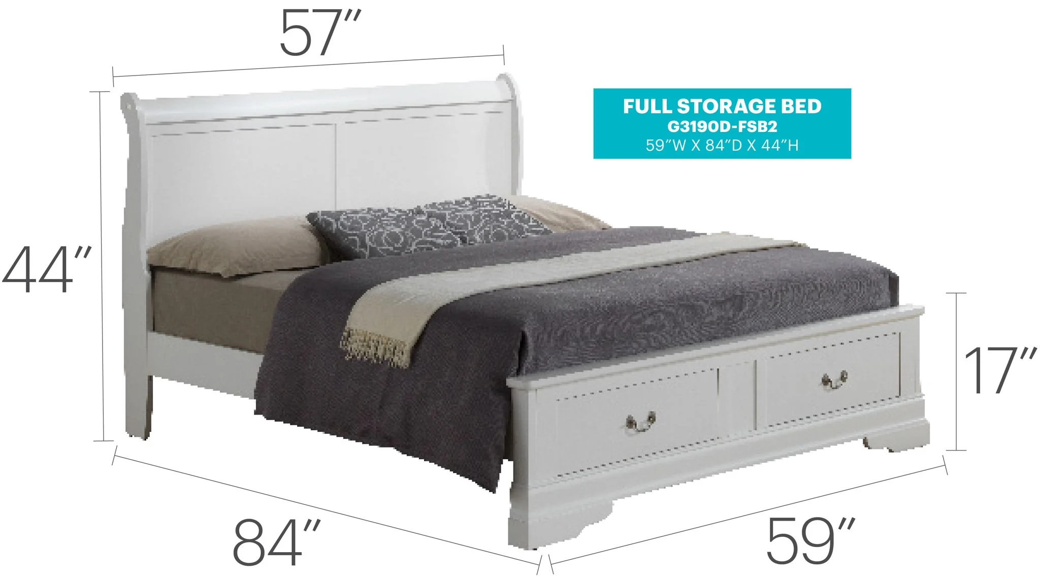 Upholstered Panel Sleigh Bed Design - Image 12