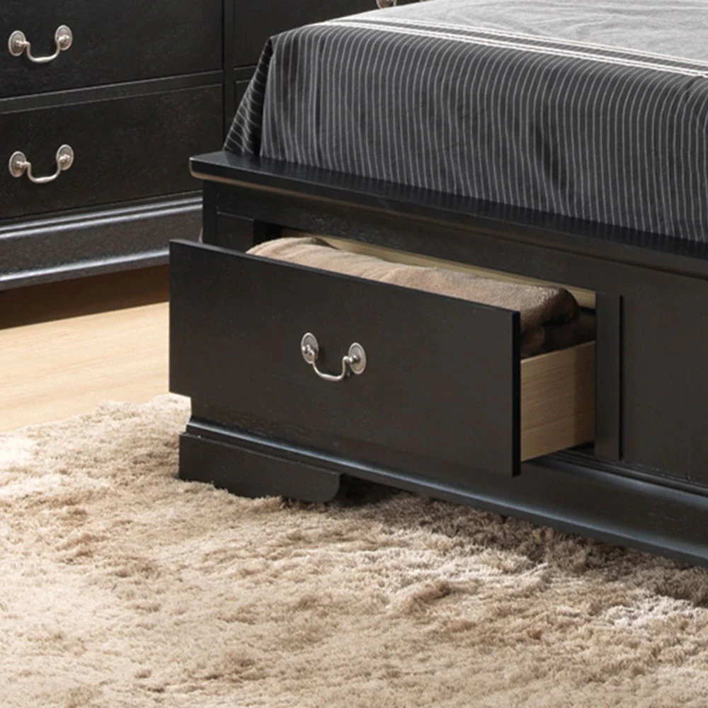 Upholstered Panel Sleigh Bed Design - Image 13