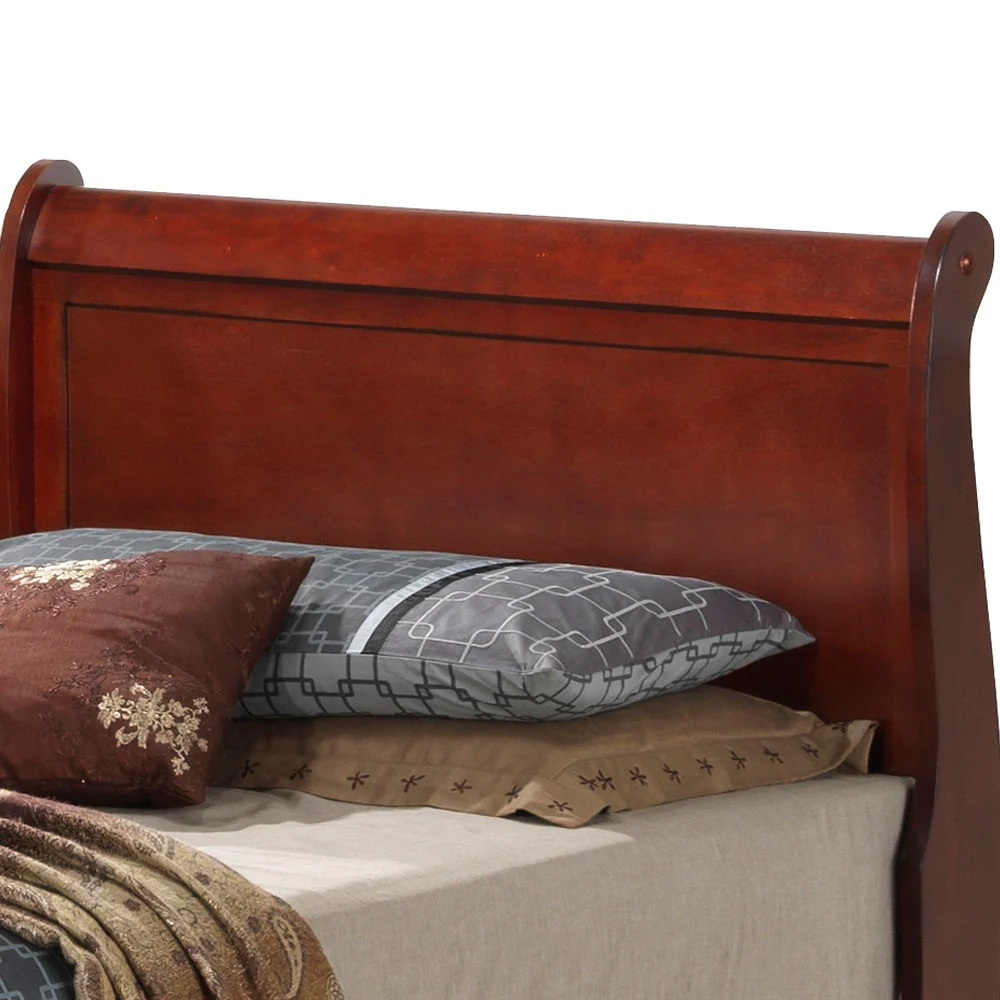 Upholstered Panel Sleigh Bed Design - Image 52