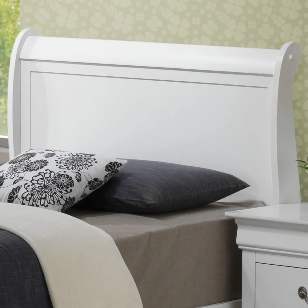 Upholstered Panel Sleigh Bed Design - Image 55