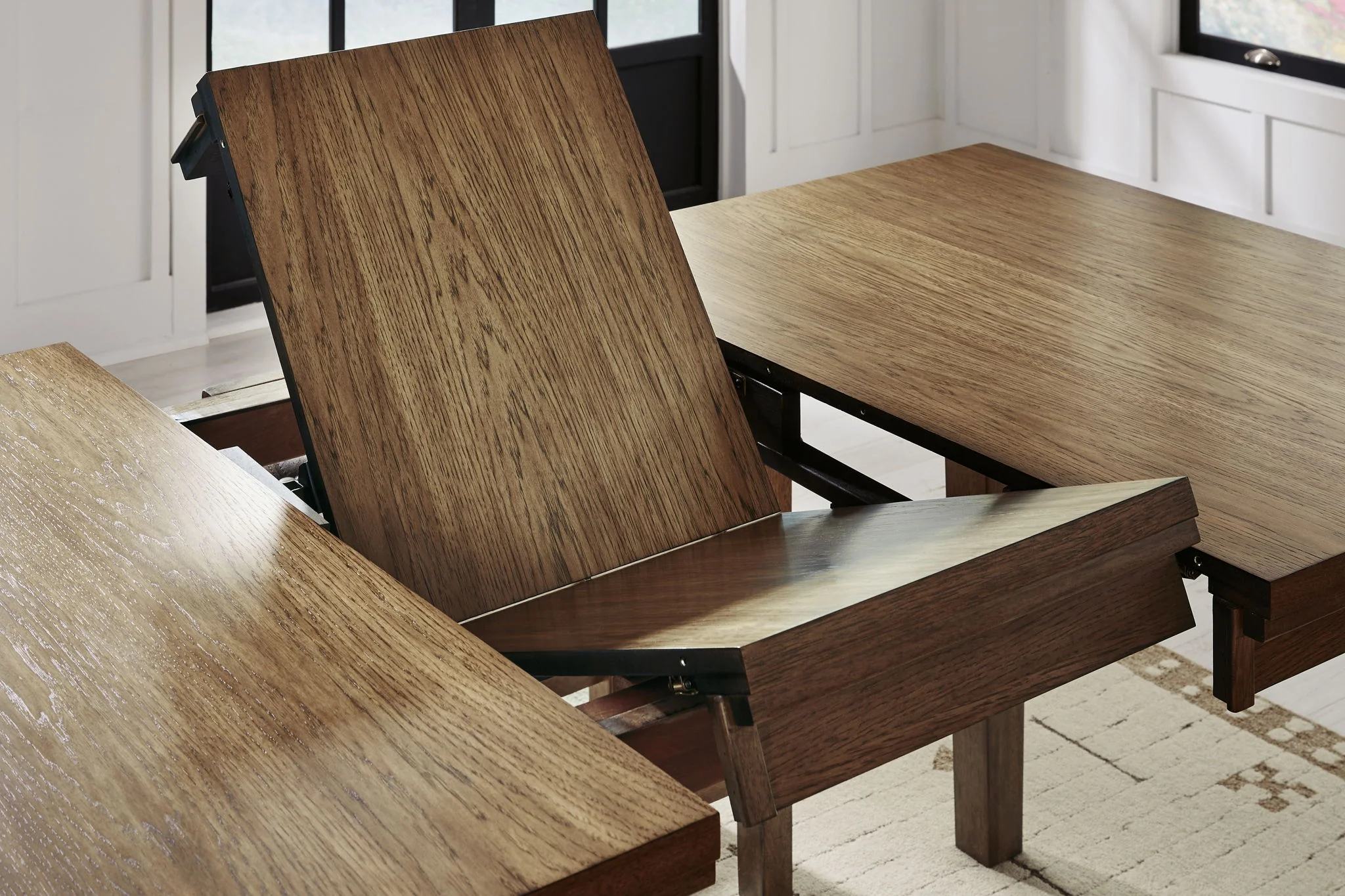 Urbinforte - Counter Height Dining Extension Table - Light Brown - Image 4