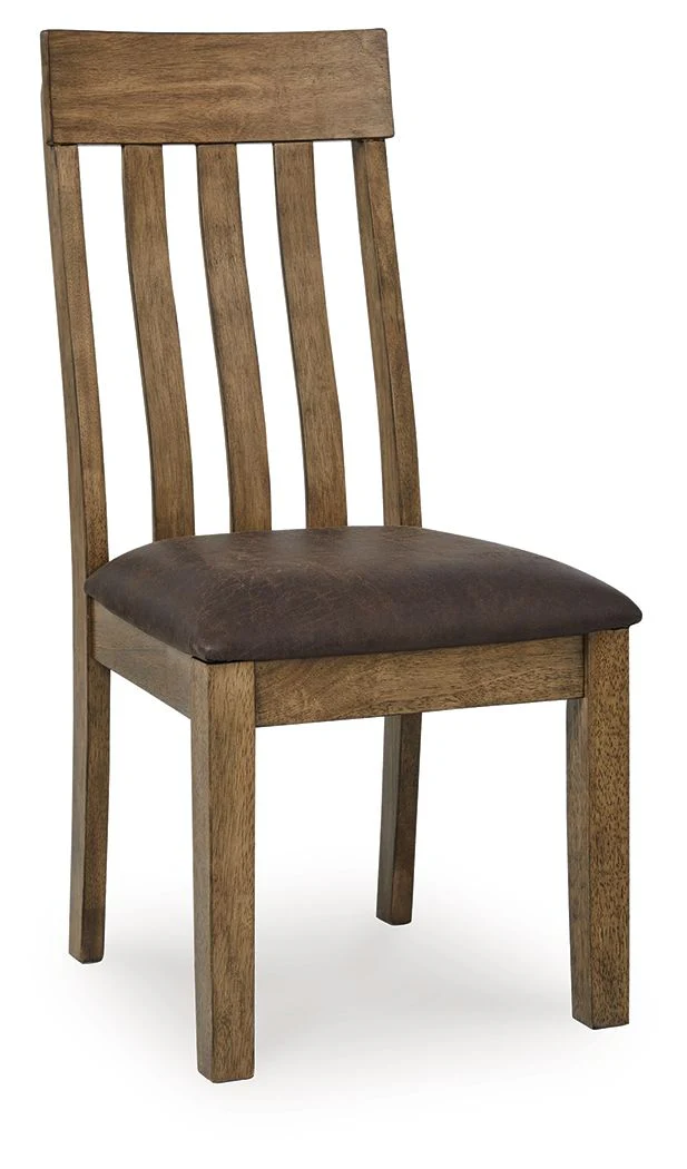 Urbinforte - Dining Upholstered Side Chair (Set of 2) - Light Brown - Image 2