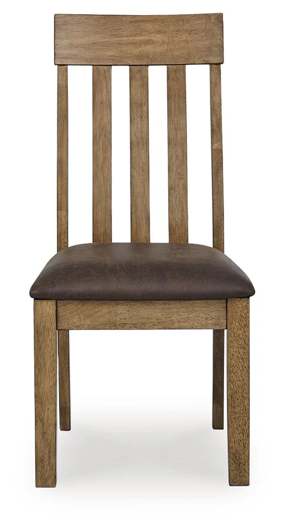 Urbinforte - Dining Upholstered Side Chair (Set of 2) - Light Brown - Image 4