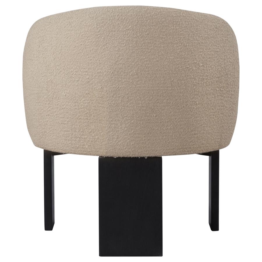 Valdez - Boucle Upholstered Barrel Back Accent Chair - Image 13