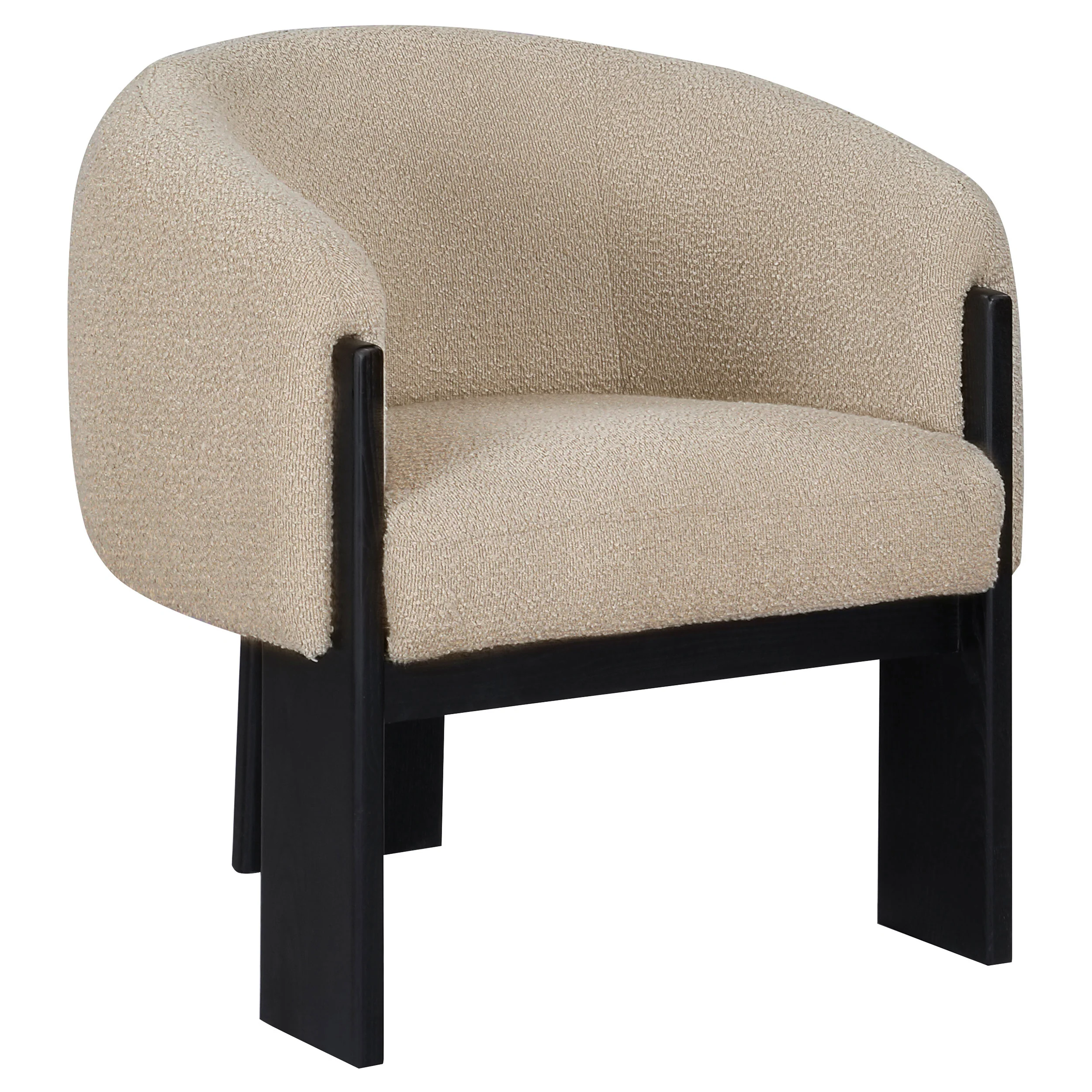 Valdez - Boucle Upholstered Barrel Back Accent Chair - Image 23