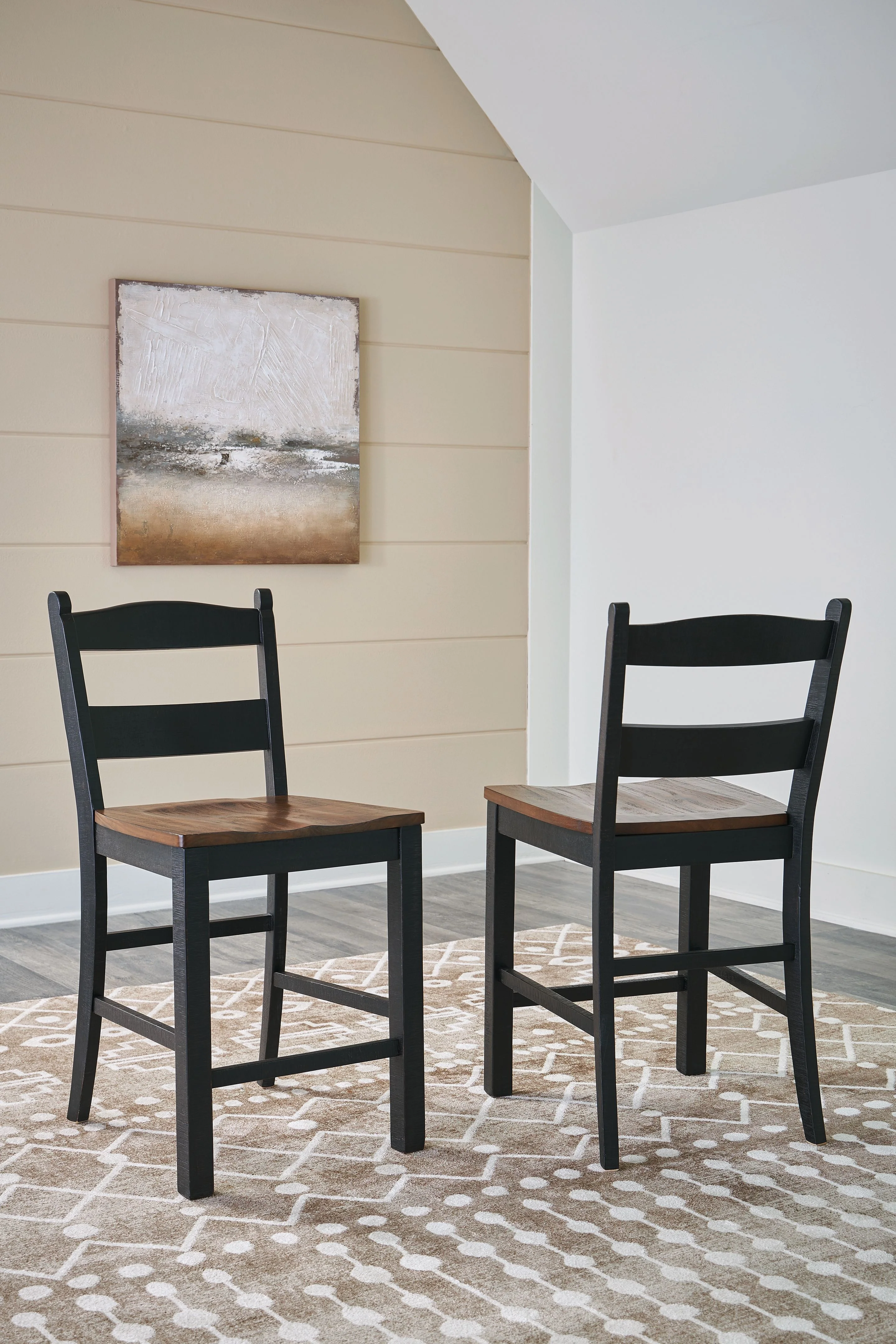 Valebeck - Barstool (Set of 2) - Black / Brown - Image 7
